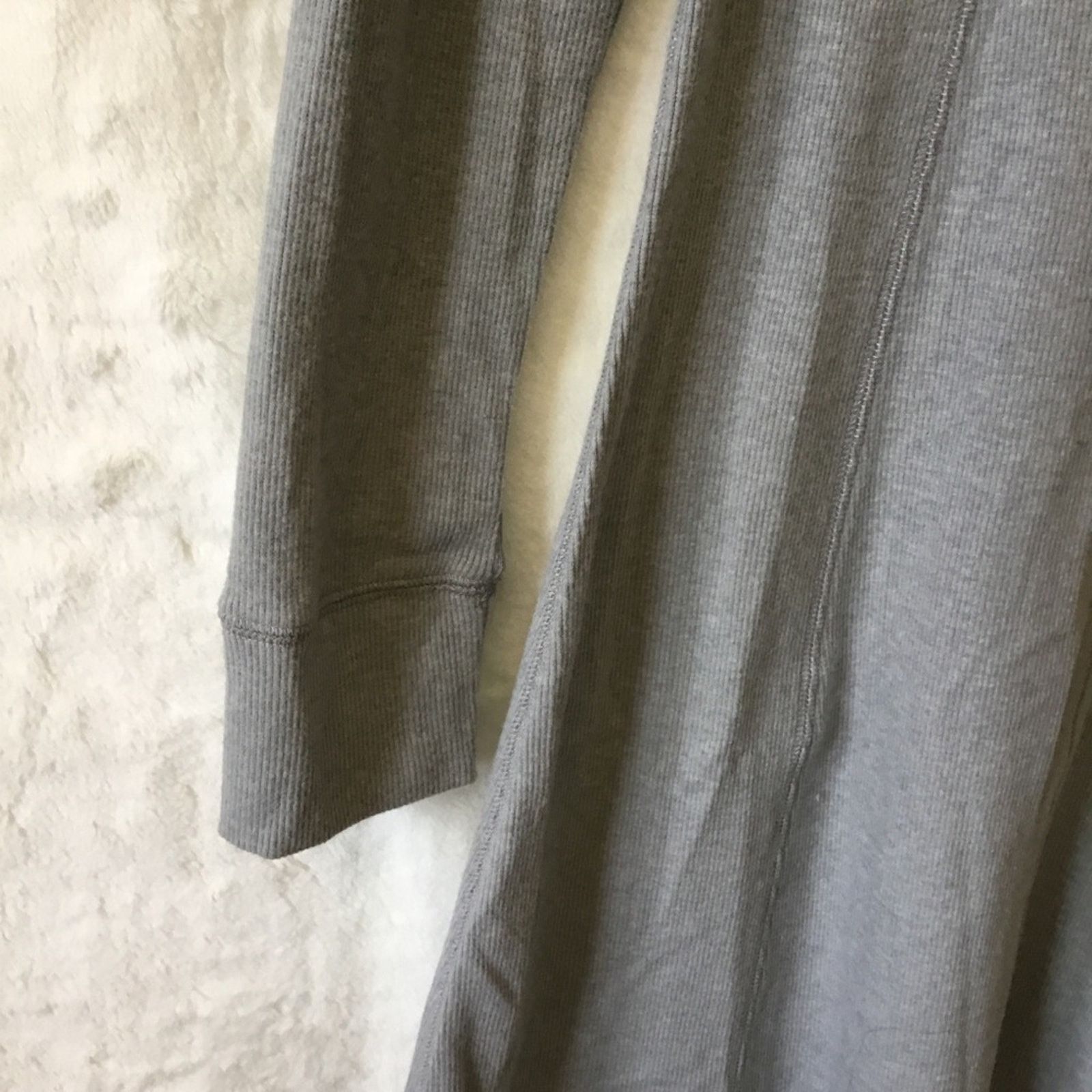 Other UpWest Gray Cozy Rib Long Sleeve Turtleneck Dress Size M / US 6-8 / IT 42-44 - 3 Thumbnail