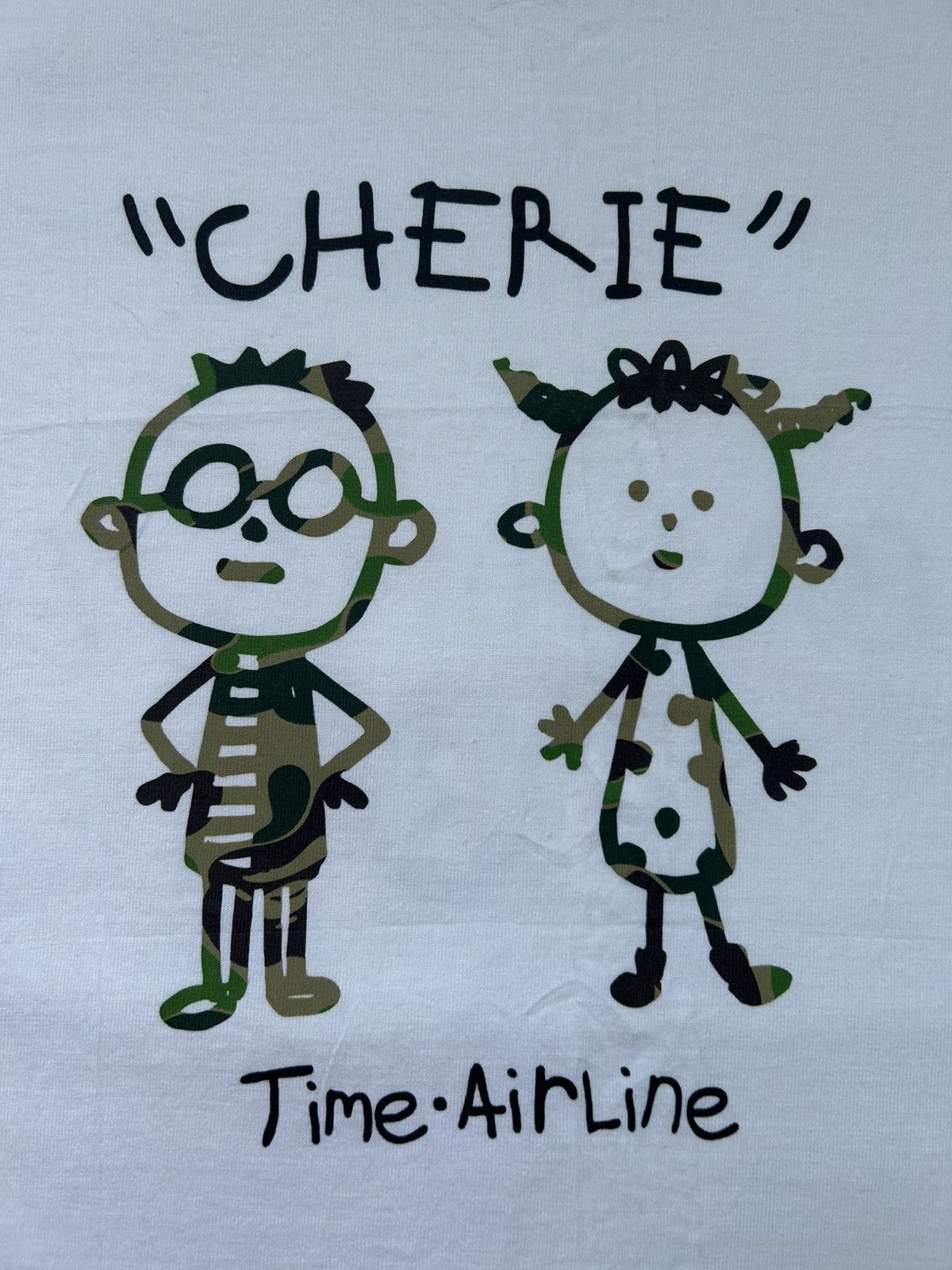 Bape Bape x Cherie Time Airline by Momoko Sakura Tee [Size L] Size US L / EU 52-54 / 3 - 2 Thumbnail