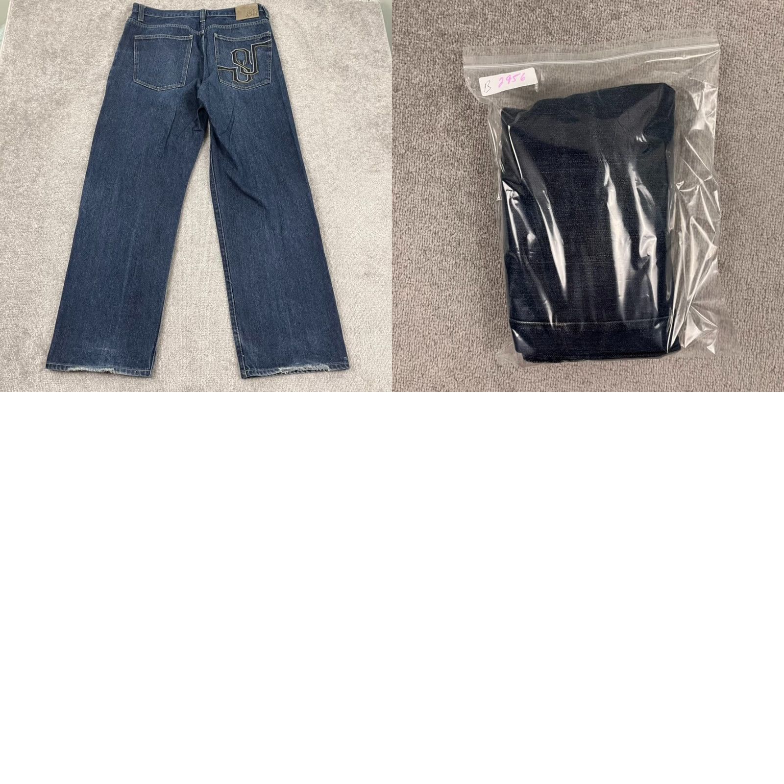 Sean John VINTAGE Sean John Jeans Mens 34 x 32 Wide Baggy Blue Denim Skater Grunge Hip Hop Y2K Mens Jeans 34x32 Blue Baggy Wide-Leg Den Size US 34 / EU 50 - 8 Thumbnail