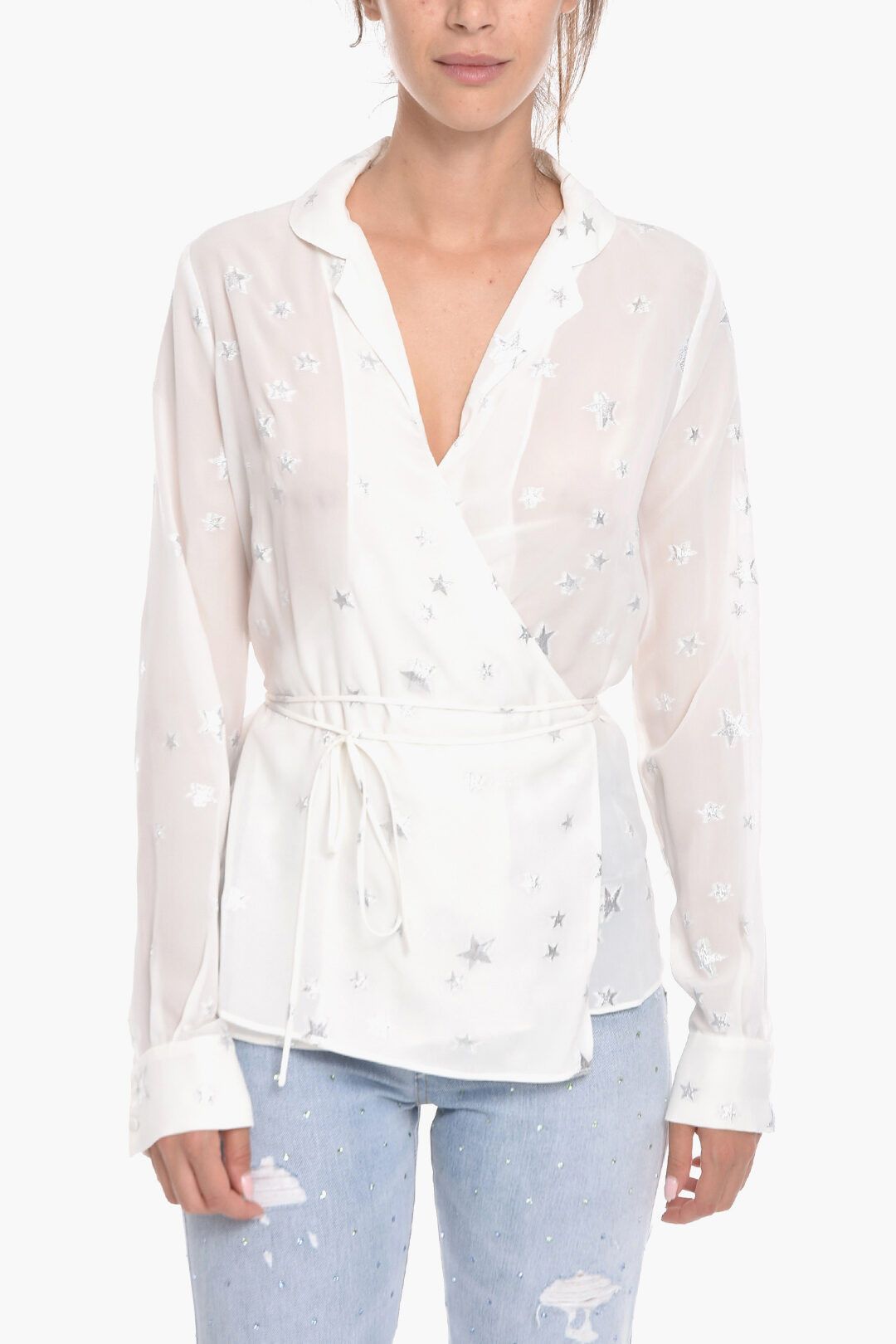image of Amiri Og1Mm0124 Shirt In White, Women's (Size XS)