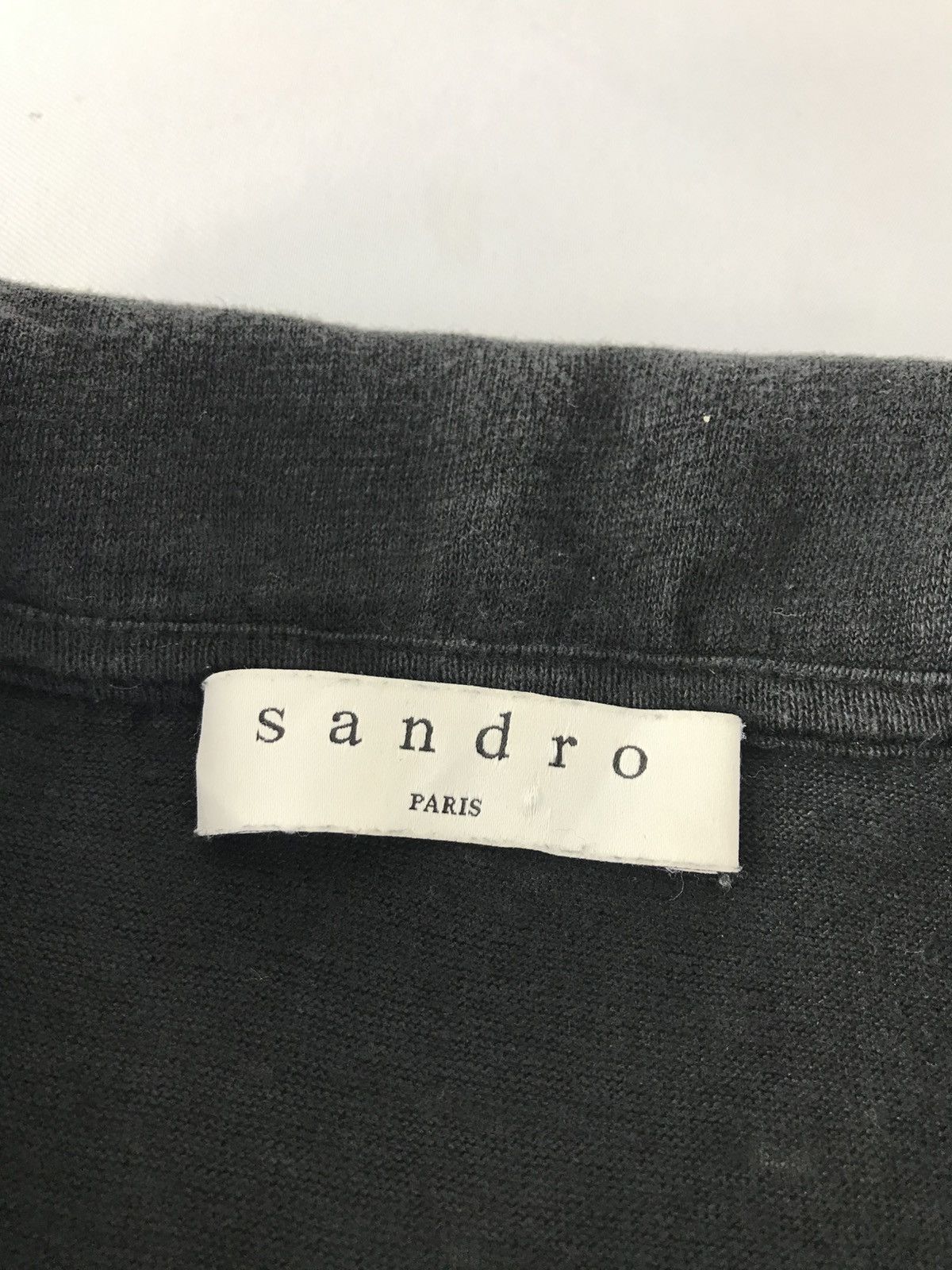 Sandro 90s Sandro Paris Polo Tee T-Shirt Plain Design Size US L / EU 52-54 / 3 - 5 Thumbnail