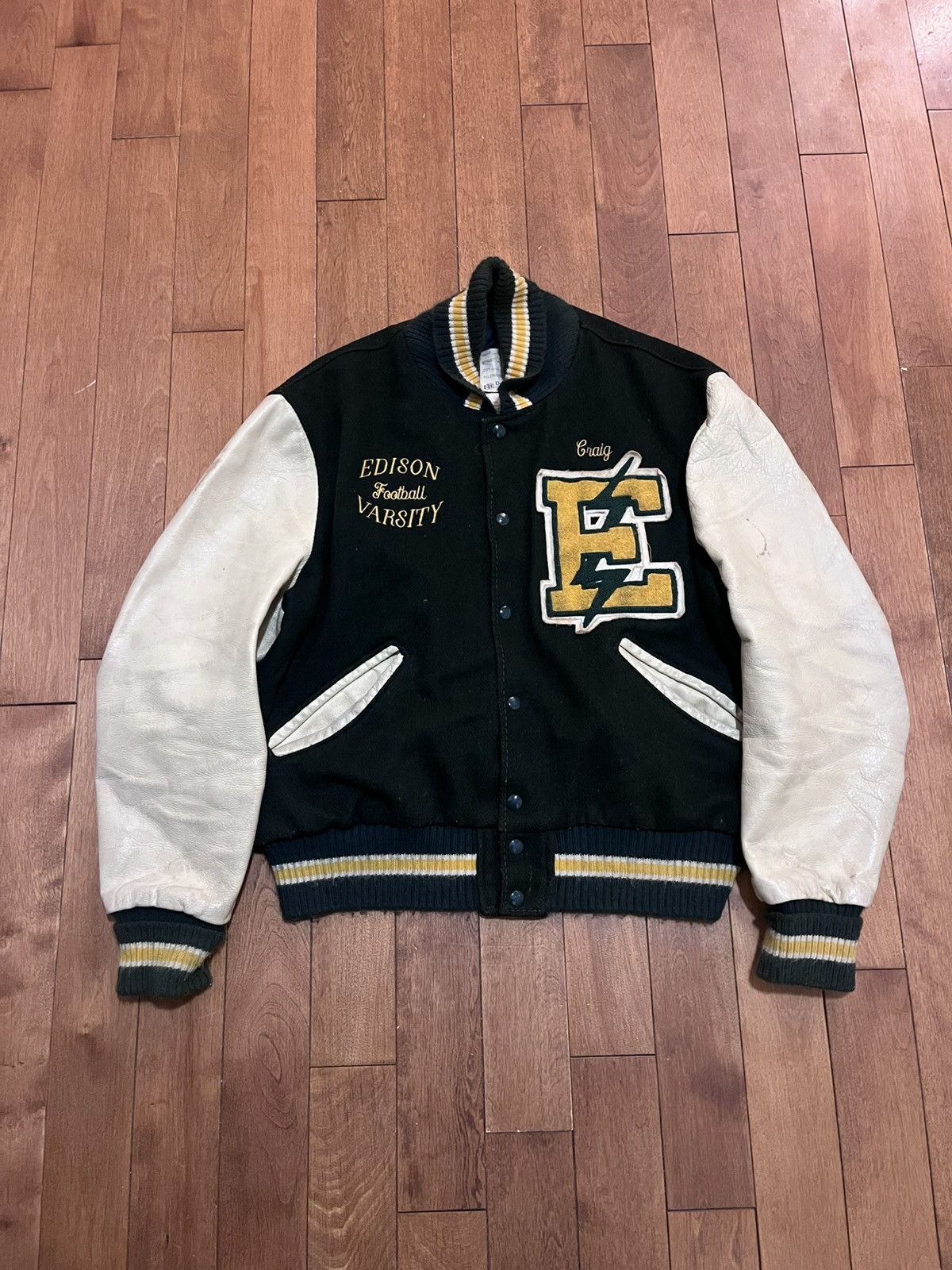 Vintage Vintage football bomber jacket Size US L / EU 52-54 / 3 - 2 Thumbnail