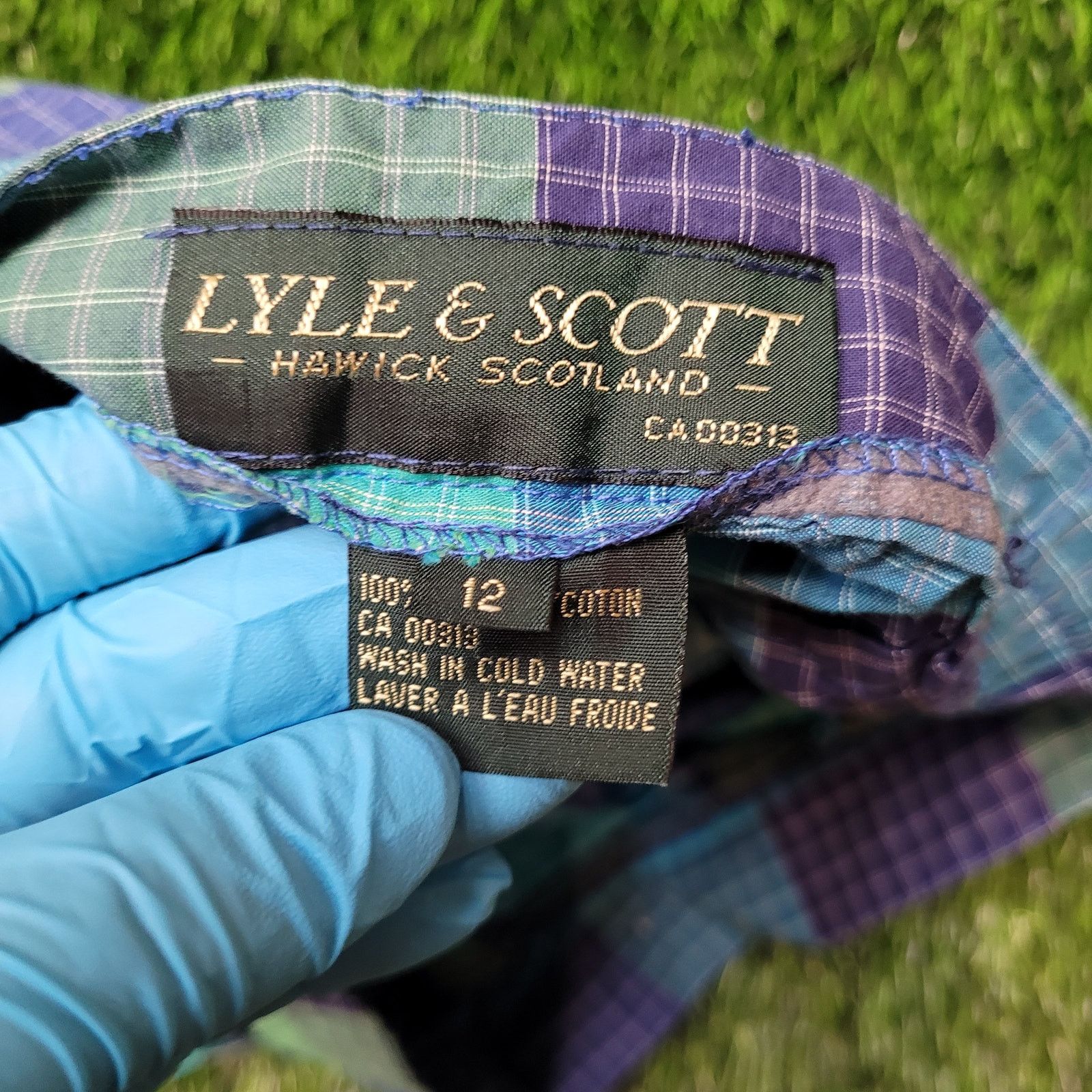 Lyle & Scott VTG 80s Lyle & Scott Pleated High Waisted Mom Shorts 6 28" Size 28" / US 6 / IT 42 - 12 Thumbnail