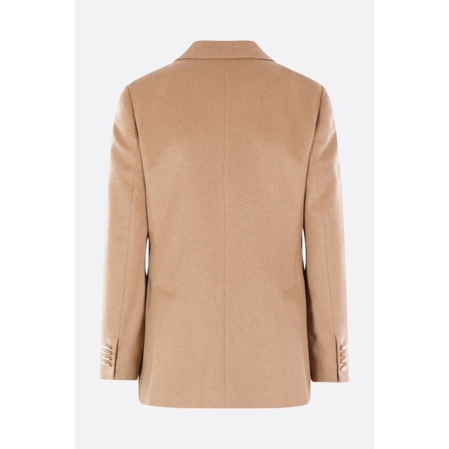 Max Mara MAX MARA Pesche Brown Double-Breasted Jacket New & Authentic Size S / US 4 / IT 40 - 2 Thumbnail
