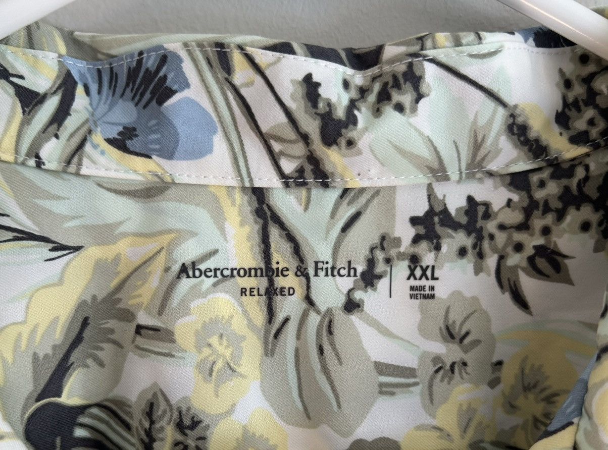 Abercrombie & Fitch Abercrombie & Fitch Shirt Multicolor Floral Relaxed Hawaiian Size US XXL / EU 58 / 5 - 6 Thumbnail