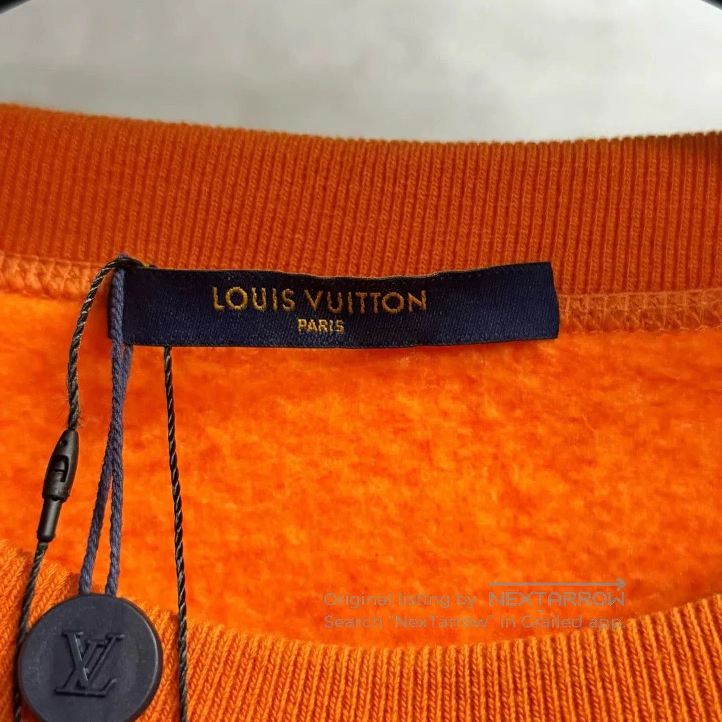 Louis Vuitton louis vuitton orange printed long sleeve sweatshirt. Size US XL / EU 56 / 4 - 2 Thumbnail