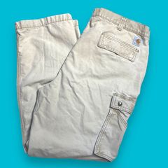 Carhartt Carhartt Pants Mens 42x32 Beige Carpenter Style RN#14806