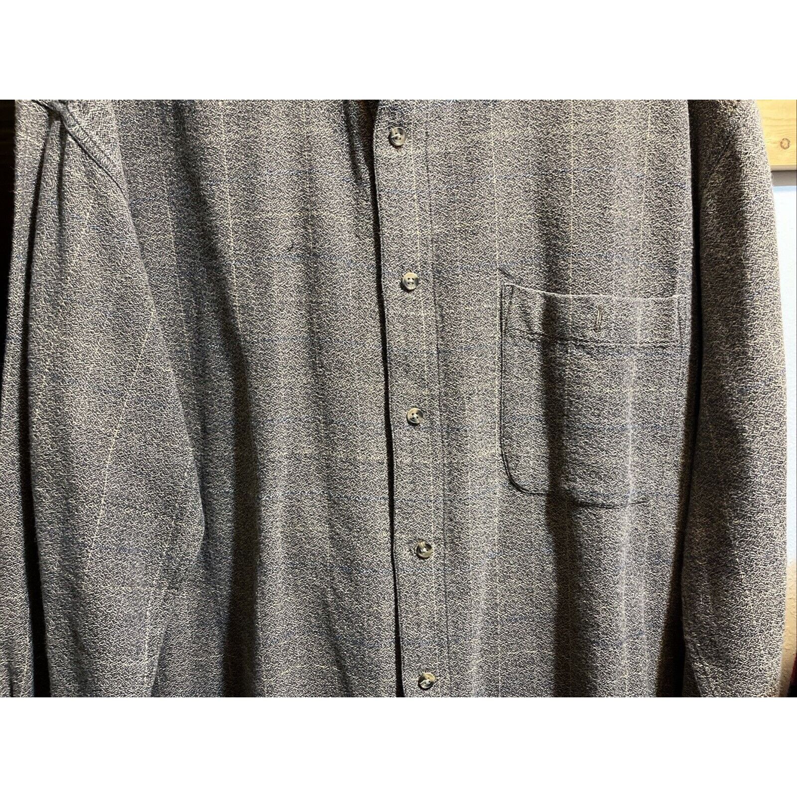M.E. Sport M. E. Sport Vintage Men’s Shirt L Brown LS Chamois Flannel Size US L / EU 52-54 / 3 - 5 Thumbnail
