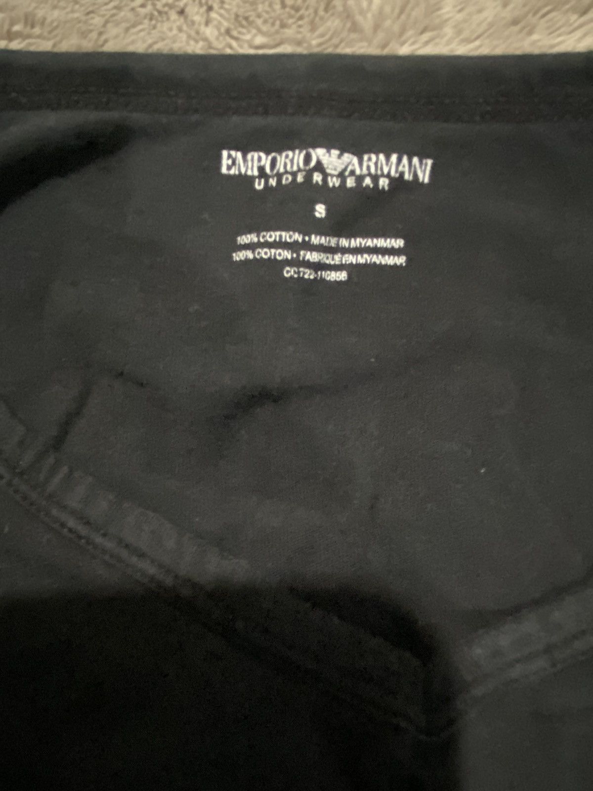 Emporio Armani Blue and Black Emporio Armani T-Shirts Size US S / EU 44-46 / 1 - 2 Thumbnail