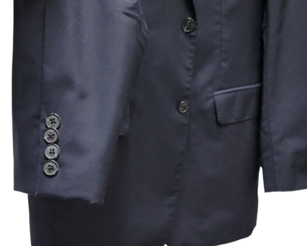Valentino Valentino Men’s Fleece Wool Cupro Lining 2-Button Side-Vent Size 40R - 6 Thumbnail