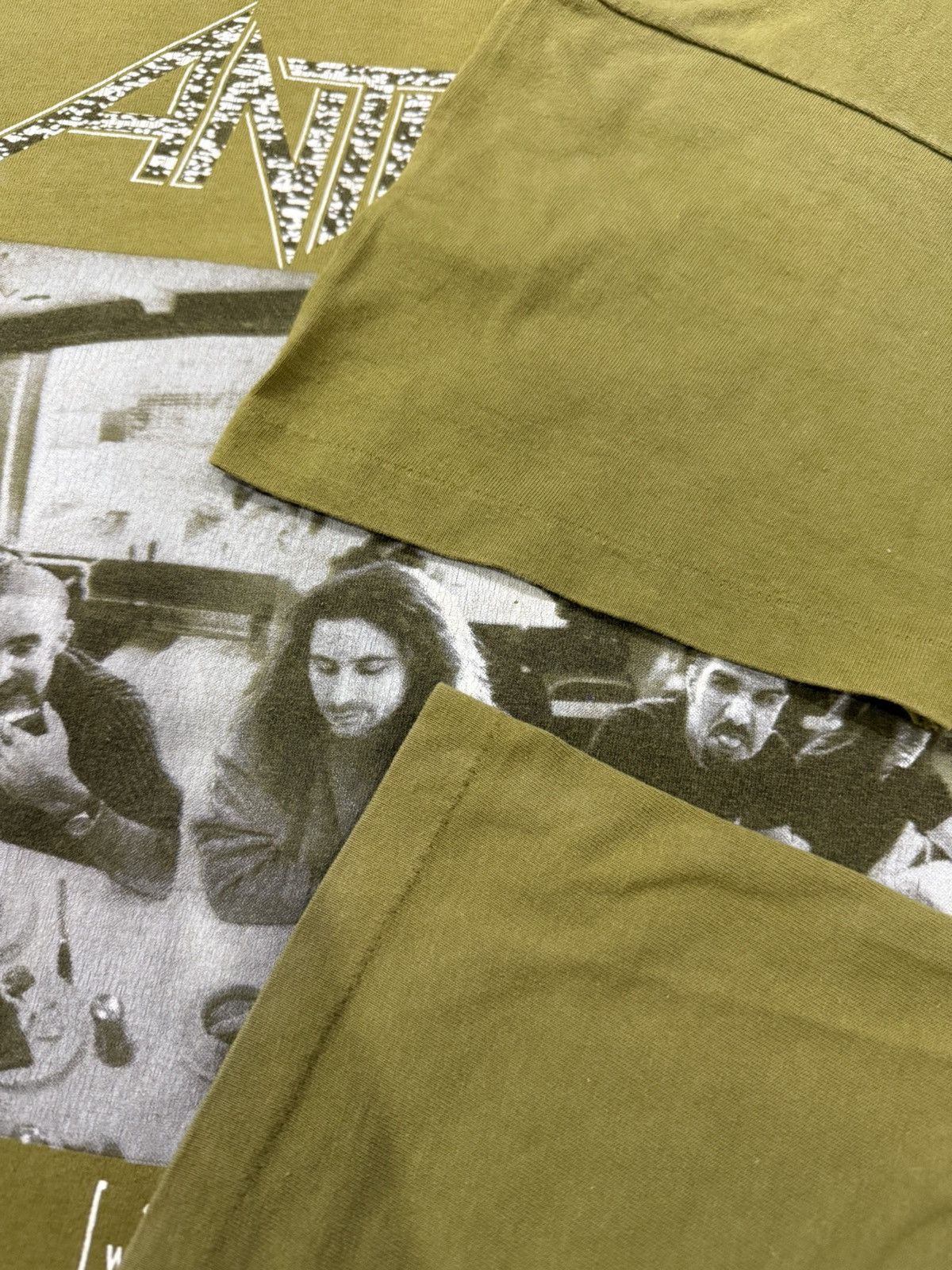 Band Tees Vintage 90s Anthrax Sound Of White Noise Bandtees Size US L / EU 52-54 / 3 - 7 Thumbnail
