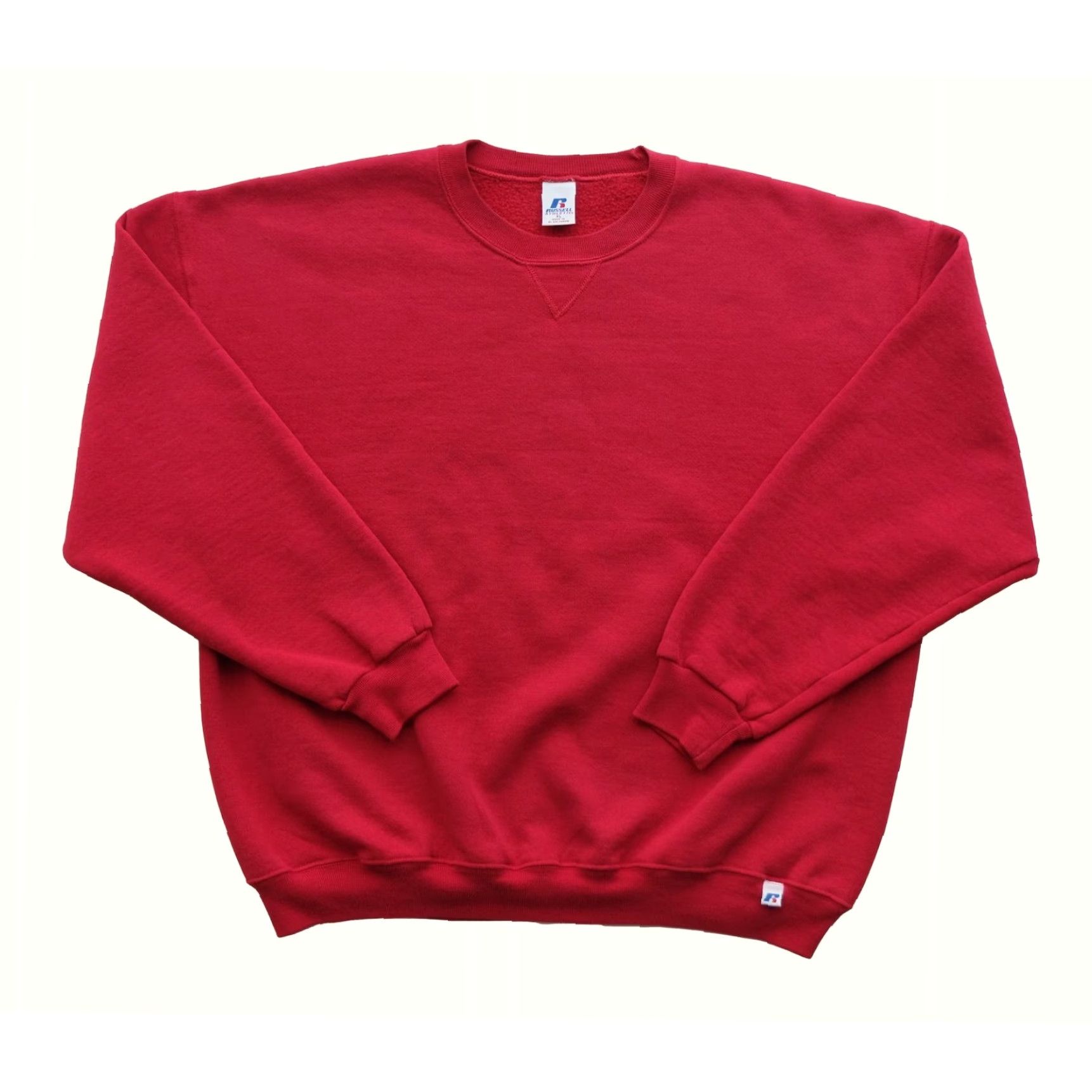 Russell Athletic VINTAGE Russell Athletic Sweatshirt Crewneck Red XL Mens Adult 90s Retro University Cotton Knit Logo Sweatshirt Size US XL / EU 56 / 4 - 2 Thumbnail