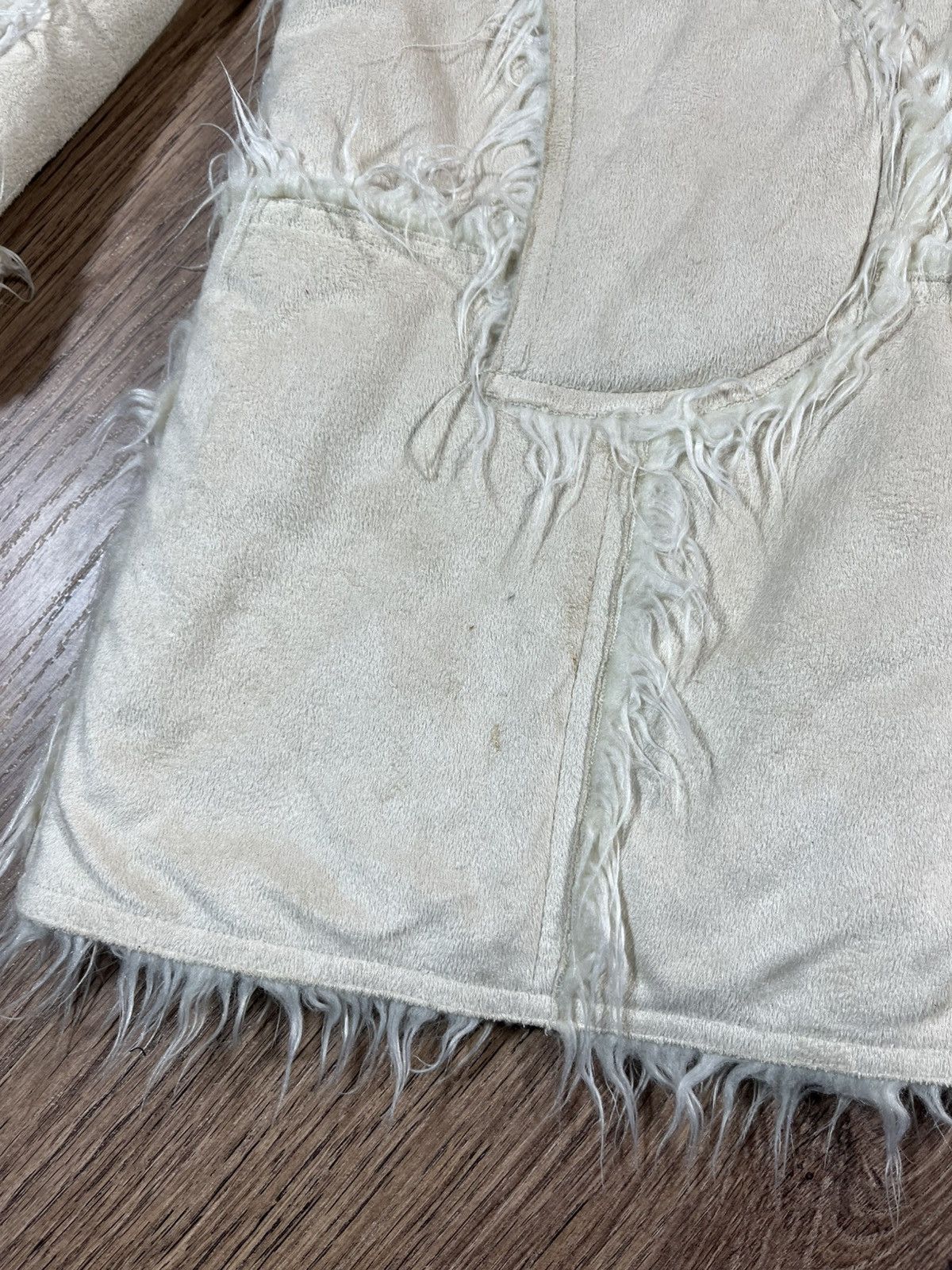 Dior Christian Dior Hooded Shearling Style Coat Off White M Size S / US 4 / IT 40 - 4 Thumbnail
