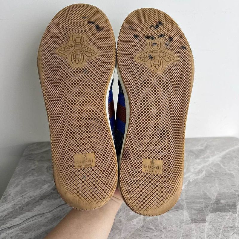 Gucci Gucci Screener Denim Series Stylish Sneakers - Size US 9.5 / EU 42-43 - 4 Thumbnail