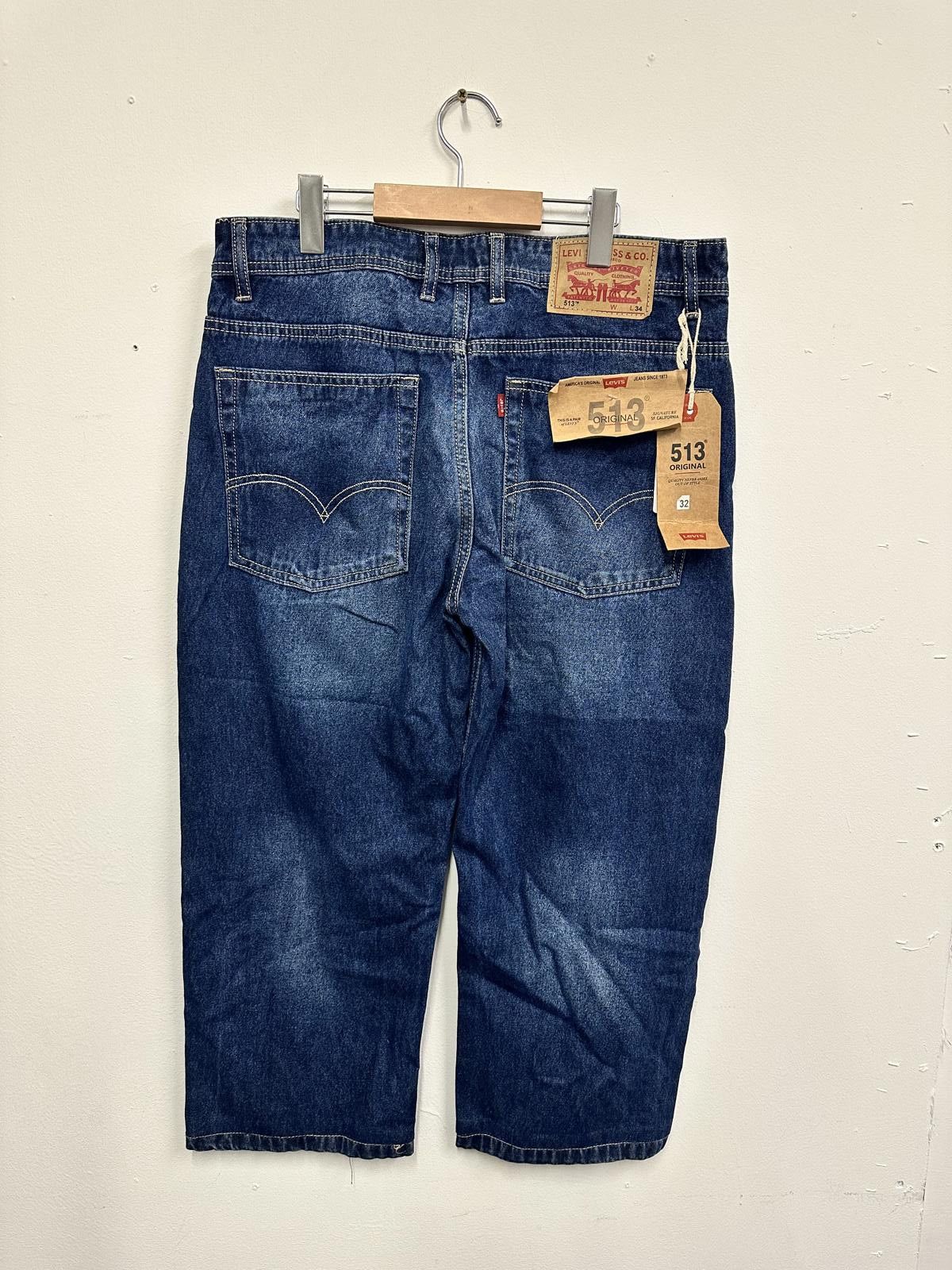 Levi's Levi's 513 Men's Jeans Distressed Straight Fit Denim Pants Size US 32 / EU 48 - 2 Thumbnail