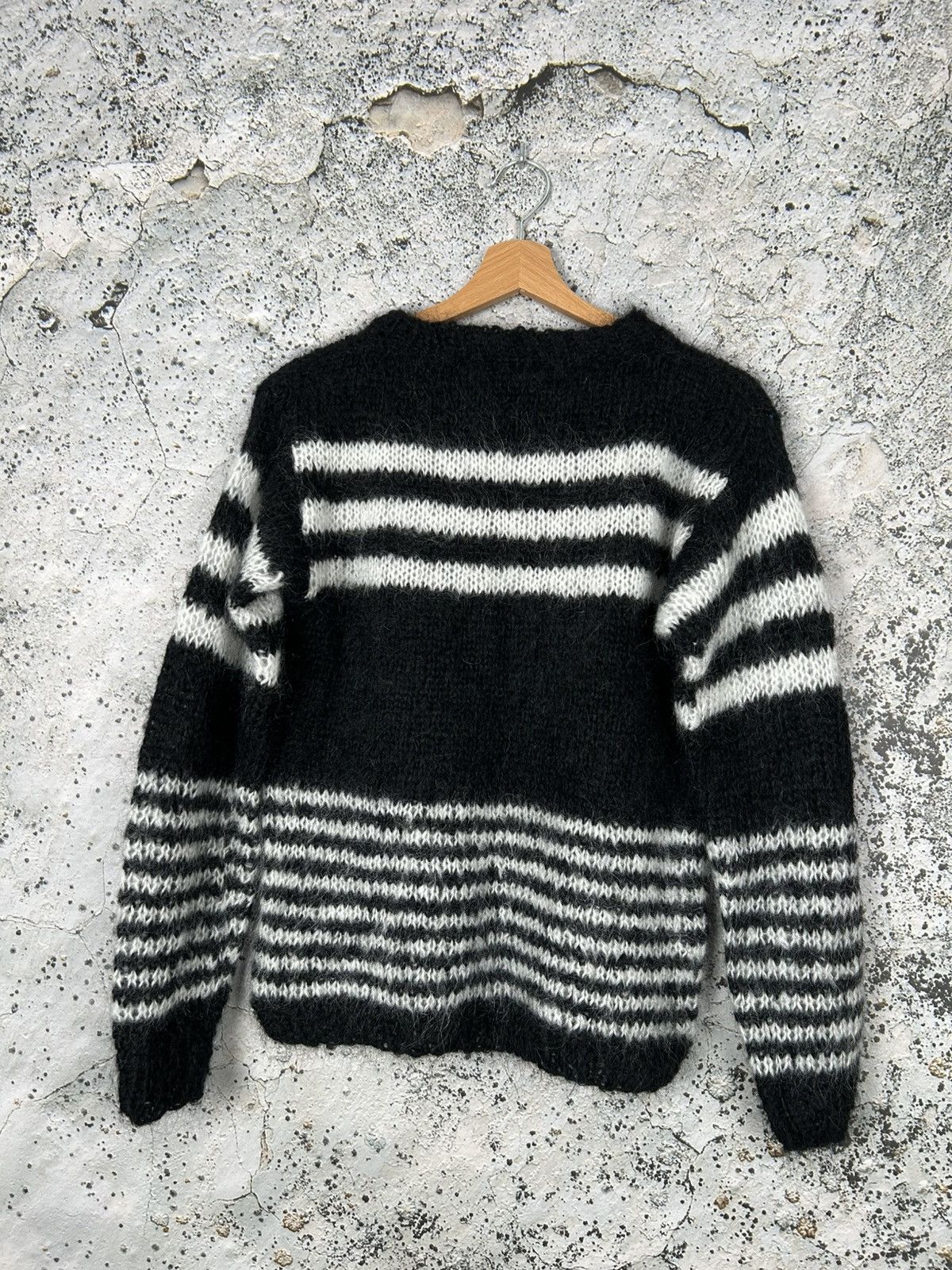 Vintage Vintage Mohair Sweater Stripped Grunge Punk Kurt Cobain 90s Size US M / EU 48-50 / 2 - 4 Thumbnail