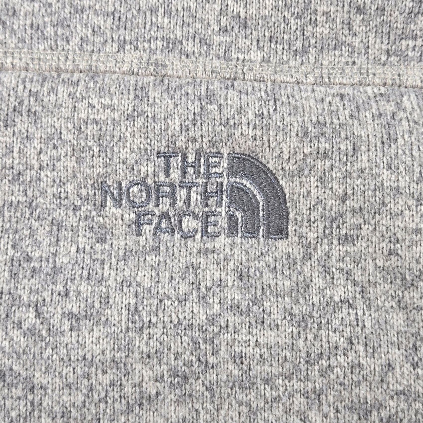 The North Face The North Face Jacket Mens S Beige Flecked Fleece Full Zip Lined Pockets Size US S / EU 44-46 / 1 - 2 Thumbnail