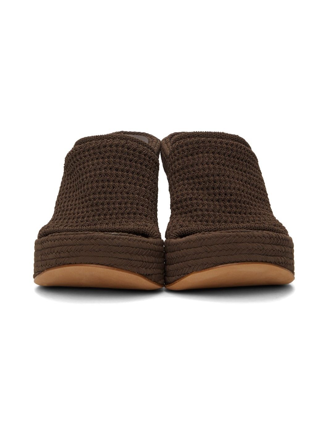 Bottega Veneta o1y0725 Mules in Chocolate Brown Size US 9 / IT 39 - 3 Thumbnail
