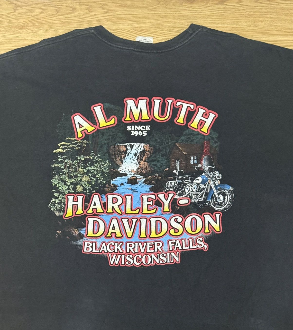Harley Davidson vintage tshirt harley davidson al muth Size US XXL / EU 58 / 5 - 6 Thumbnail