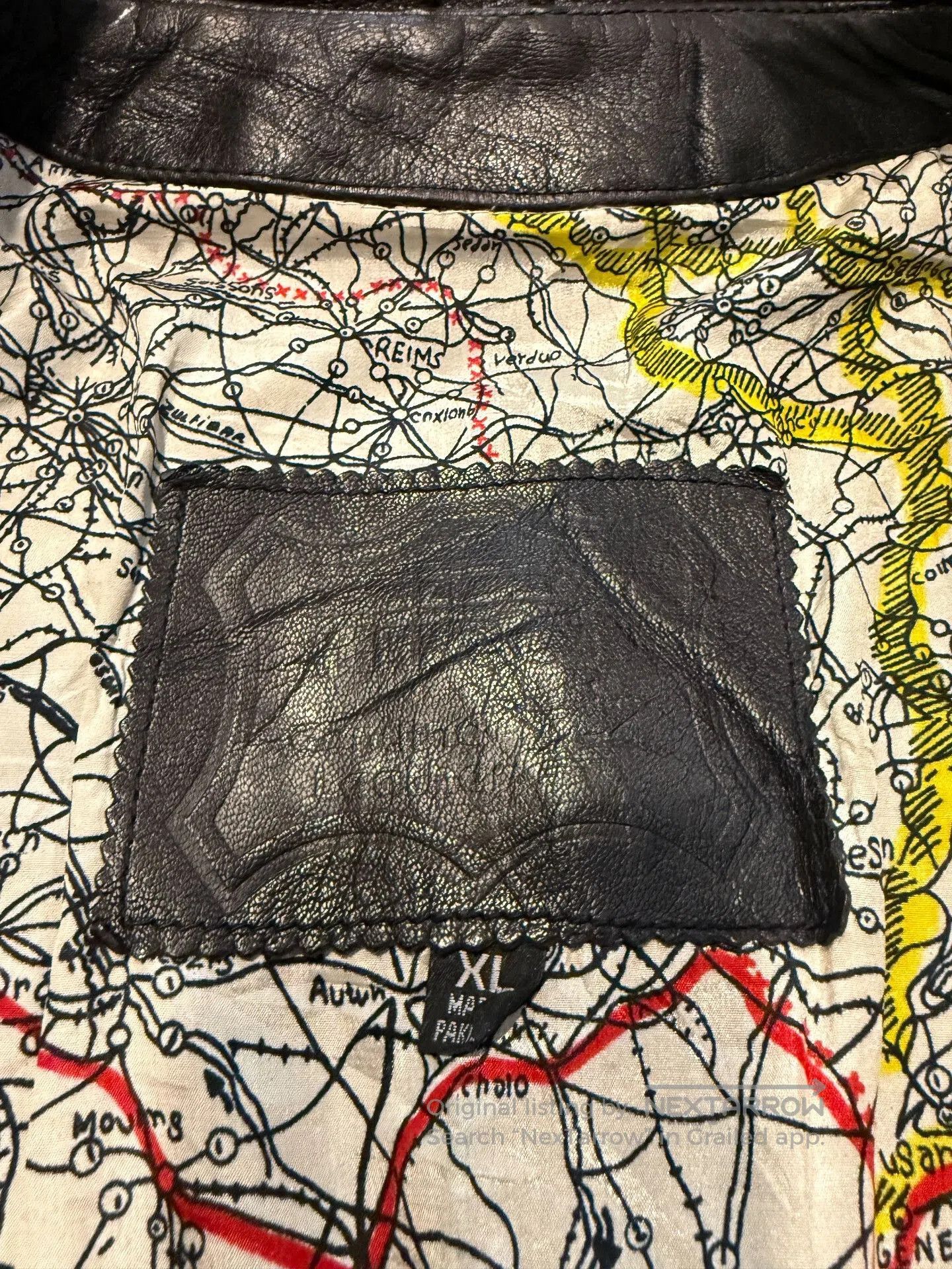 Japanese Brand Vintage Leather A2 Jacket from Pakistan. Size US XL / EU 56 / 4 - 5 Thumbnail
