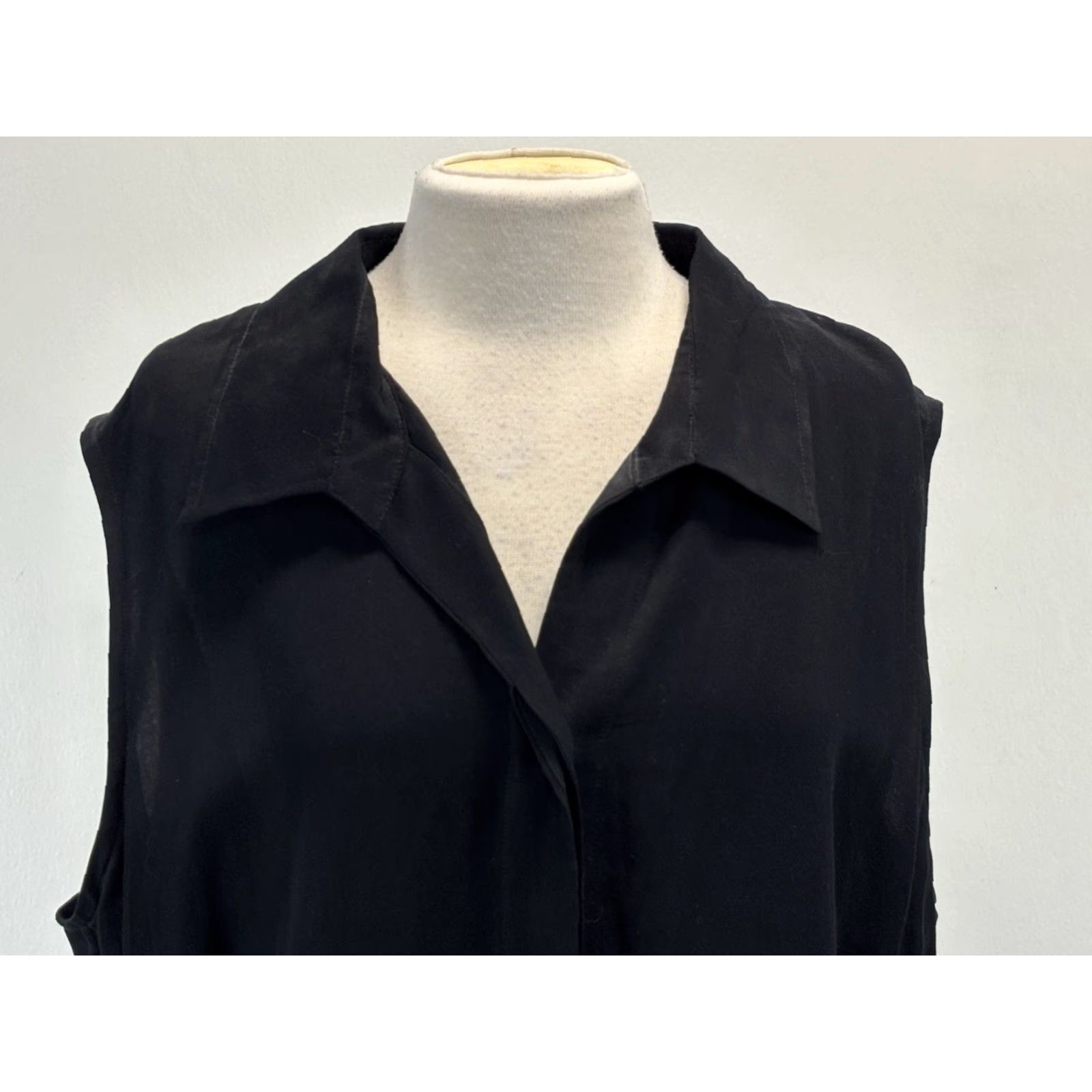 Vintage VINTAGE Tamotsu Linen Blend Maxi Dress Women’s 22W Plus Black Lagenlook Minimalist Dress Mens? Size 3XL / US 20-22 - 5 Thumbnail