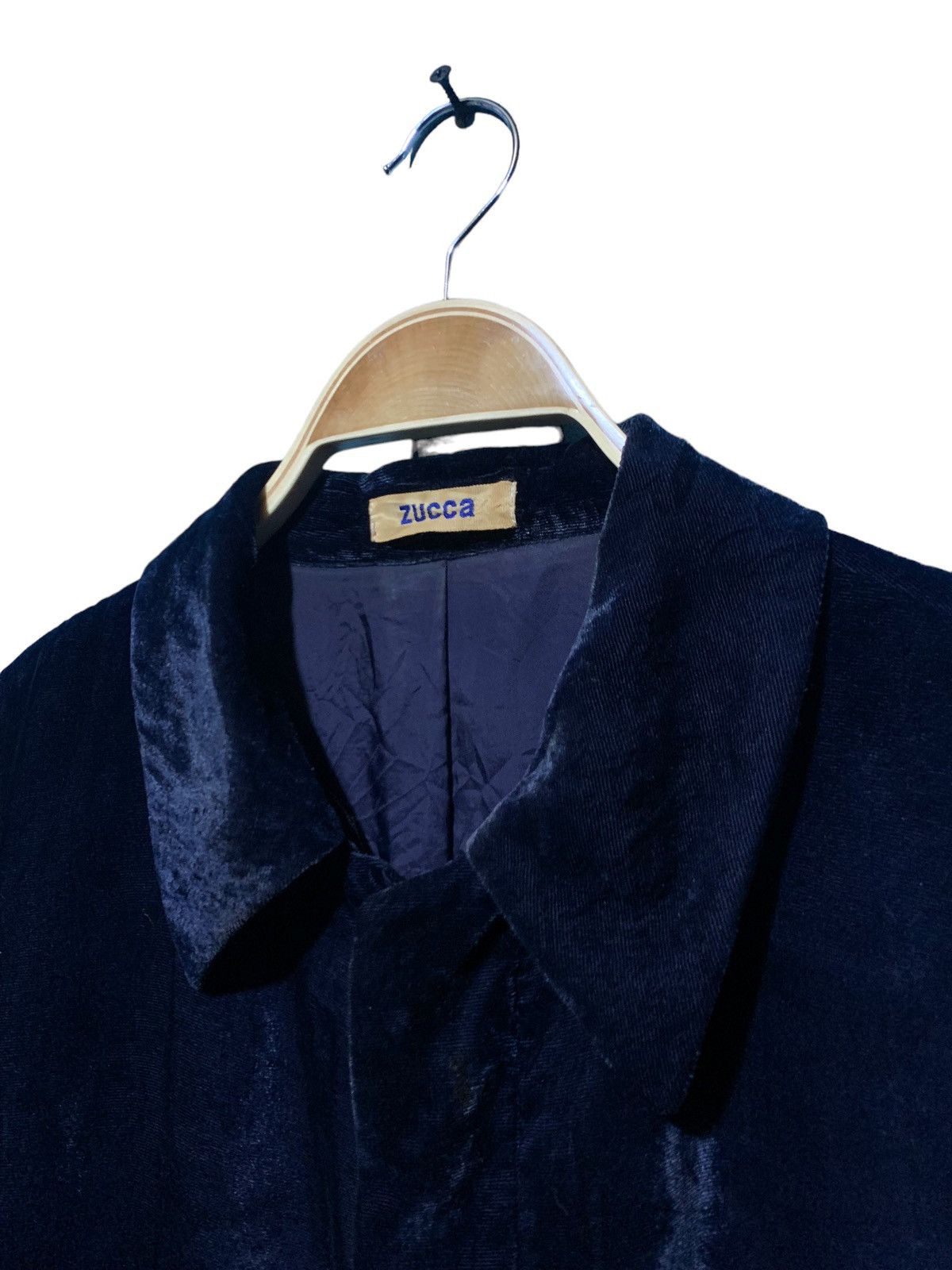 Issey Miyake × Zucca Vintage issey miyake Zucca velvet hidden button blazer coat Size US M / EU 48-50 / 2 - 8 Thumbnail