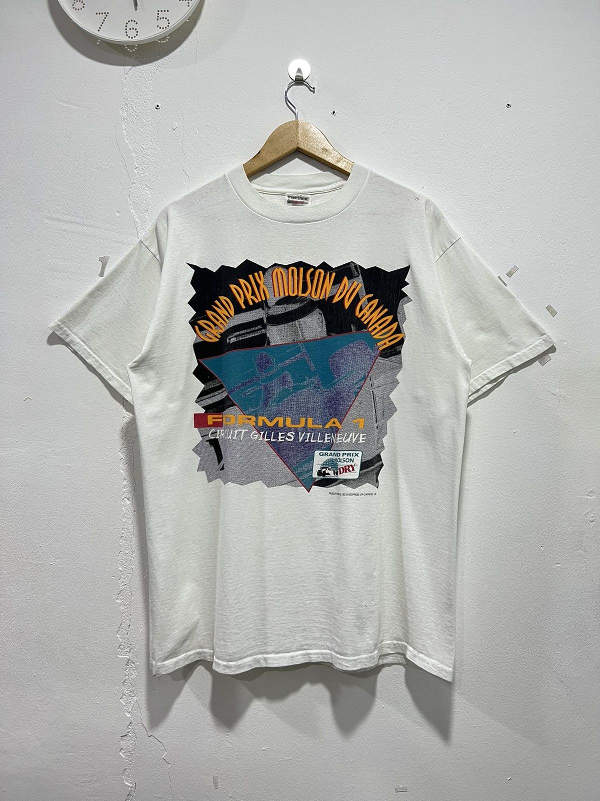 Formula 1 × Vintage Vintage 90’s Formula 1 Grand Prix Molson Du Canada Tshirt Size US L / EU 52-54 / 3 - 1 Thumbnail