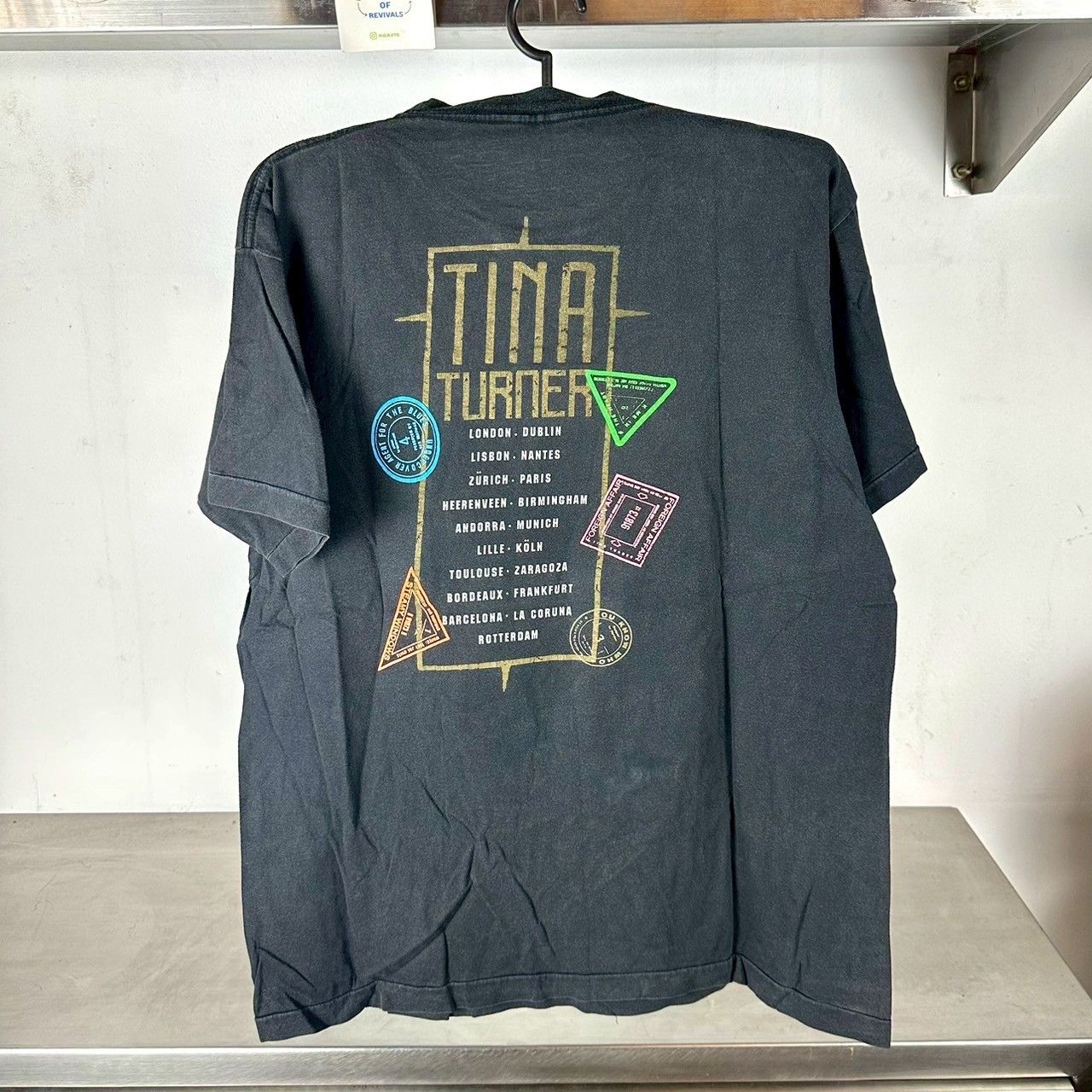Band Tees × Vintage Vintage 90s Tina Turner Foreign Affair World Tour Promo Tee Size US XL / EU 56 / 4 - 2 Thumbnail