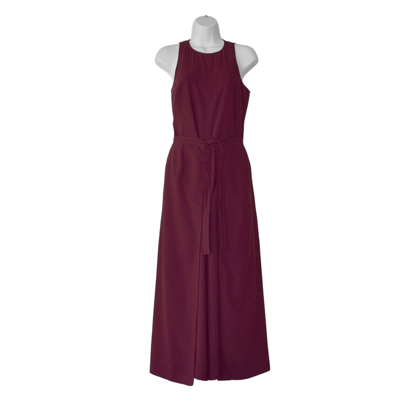 Joie NWT JOIE Maired Garnet Color Wrap Wide Leg Jumpsuit 0 $348 Size 25" / US 0 / IT 36 - 1 Thumbnail