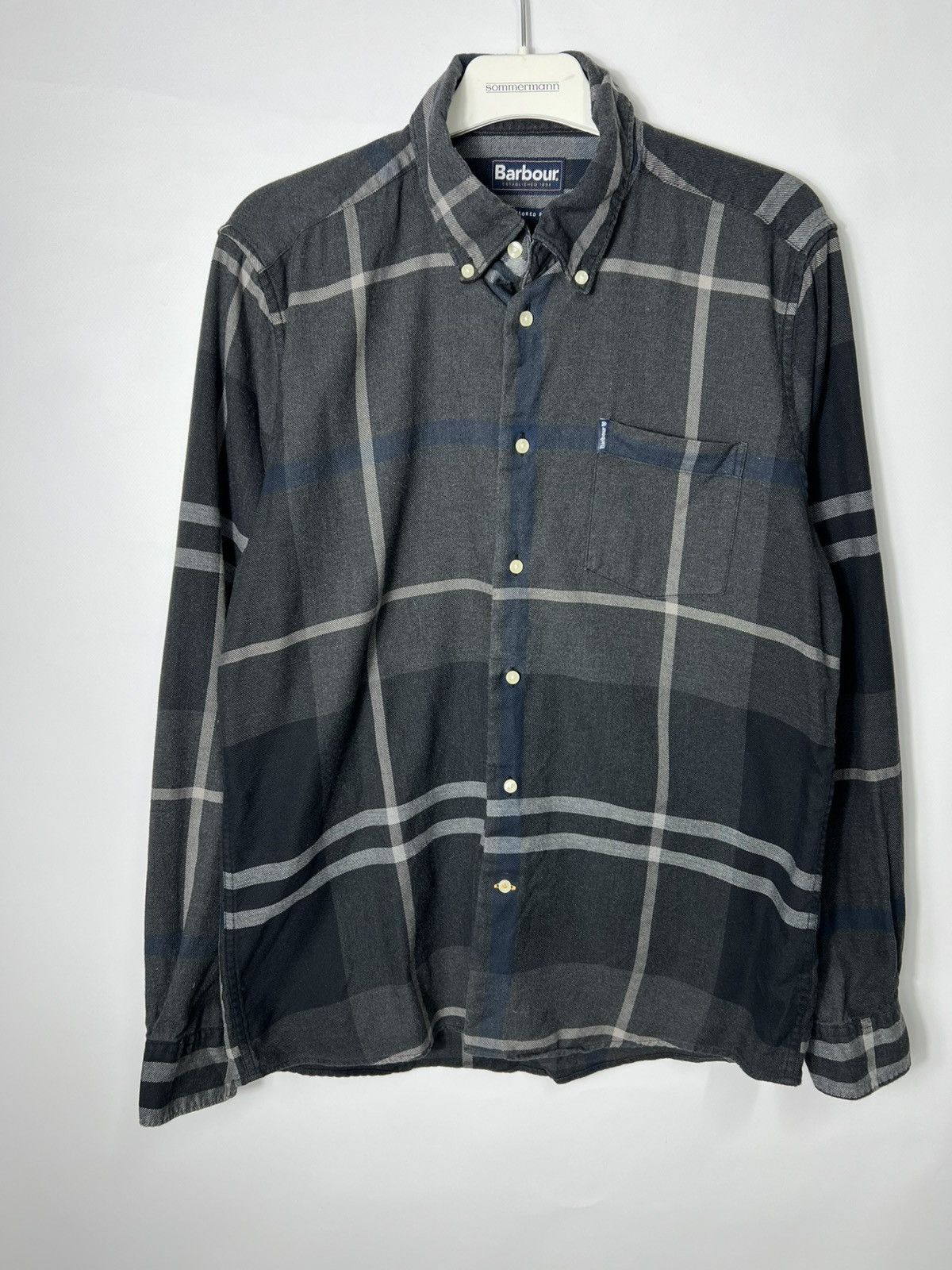 Barbour Vintage streetwear designer Barbour Danoon Plaid Shirt Size US M / EU 48-50 / 2 - 1 Thumbnail