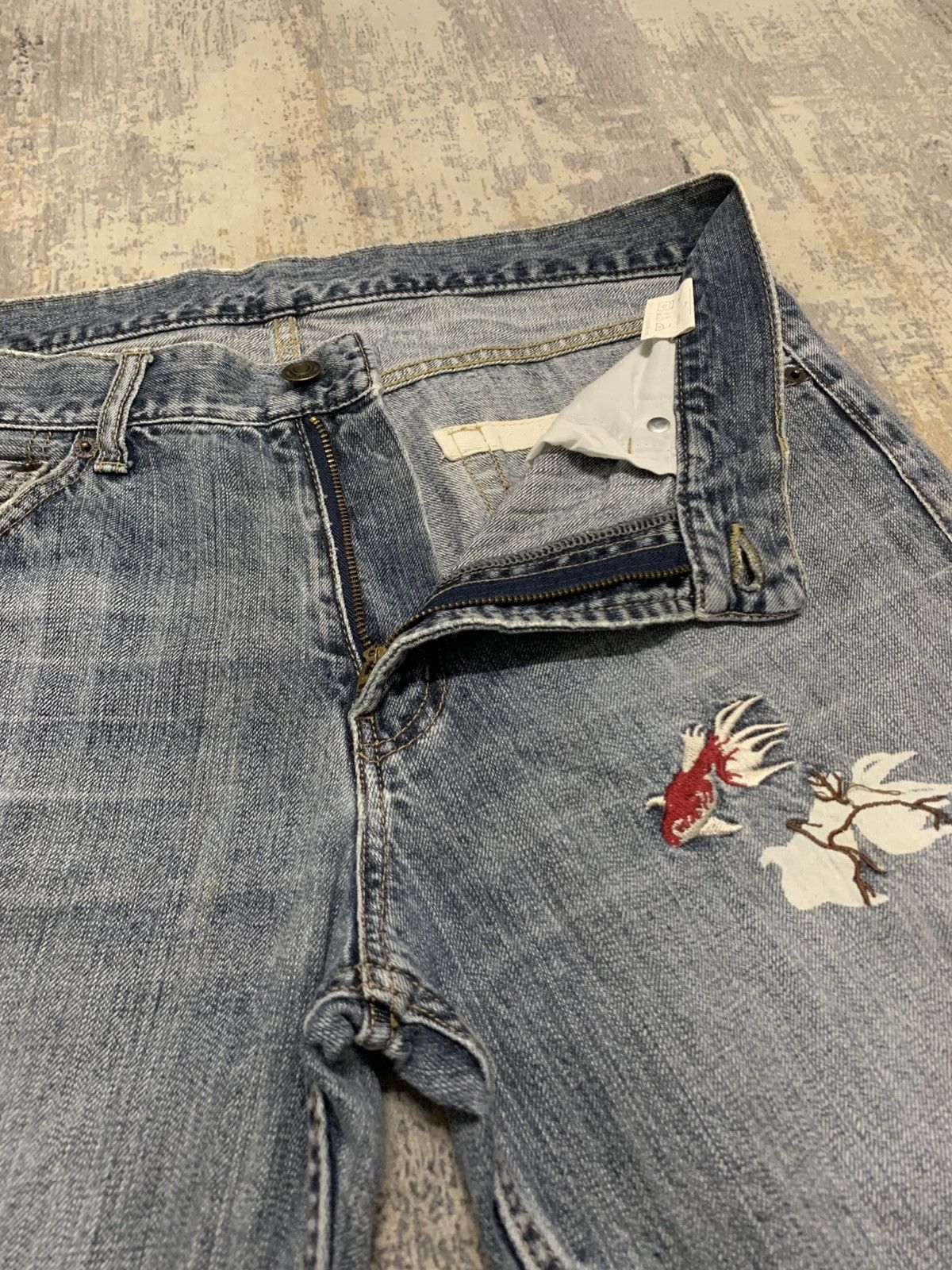 Japanese Brand Japanese Buden Koi sukajan jeans W34x32 Size US 34 / EU 50 - 4 Thumbnail
