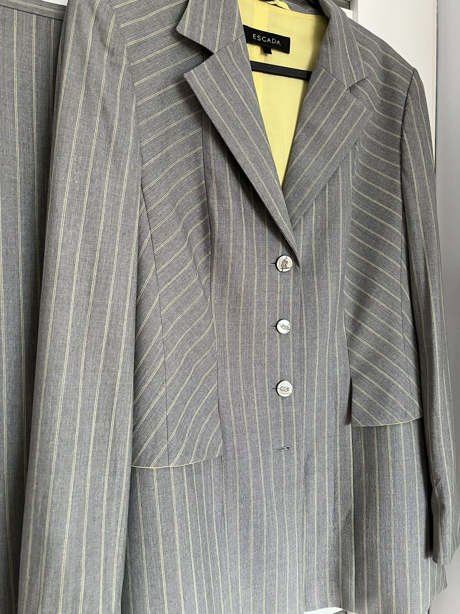 Escada Two pieces set suit skirt blazer jacket Escada vintage Size L / US 10 / IT 46 - 2 Thumbnail