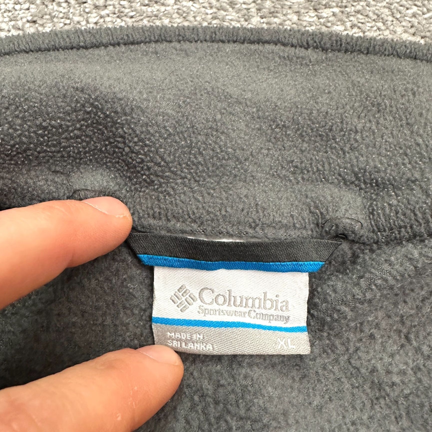 Vintage Columbia Steens Mountain Fleece Jacket Mens XL Gray Blue Full Zip Outdoor Hiking Jacket Size US XL / EU 56 / 4 - 7 Thumbnail