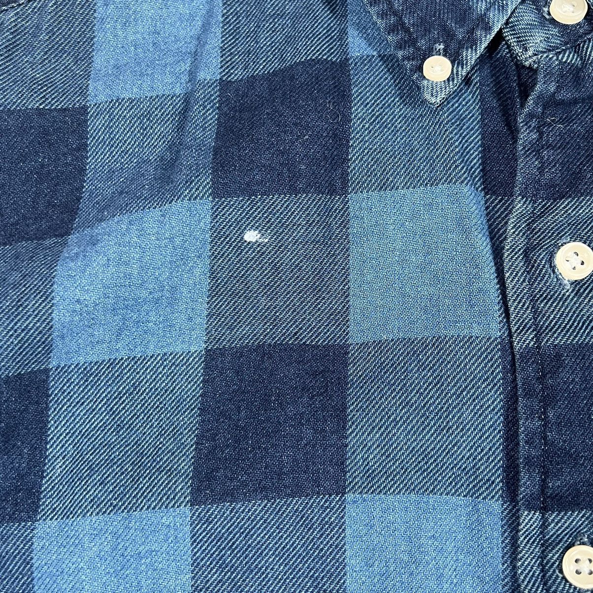 Other × Polo Ralph Lauren Polo Ralph Lauren Blue Indigo Plaid Denim Button Up Pocket Size US M / EU 48-50 / 2 - 4 Thumbnail