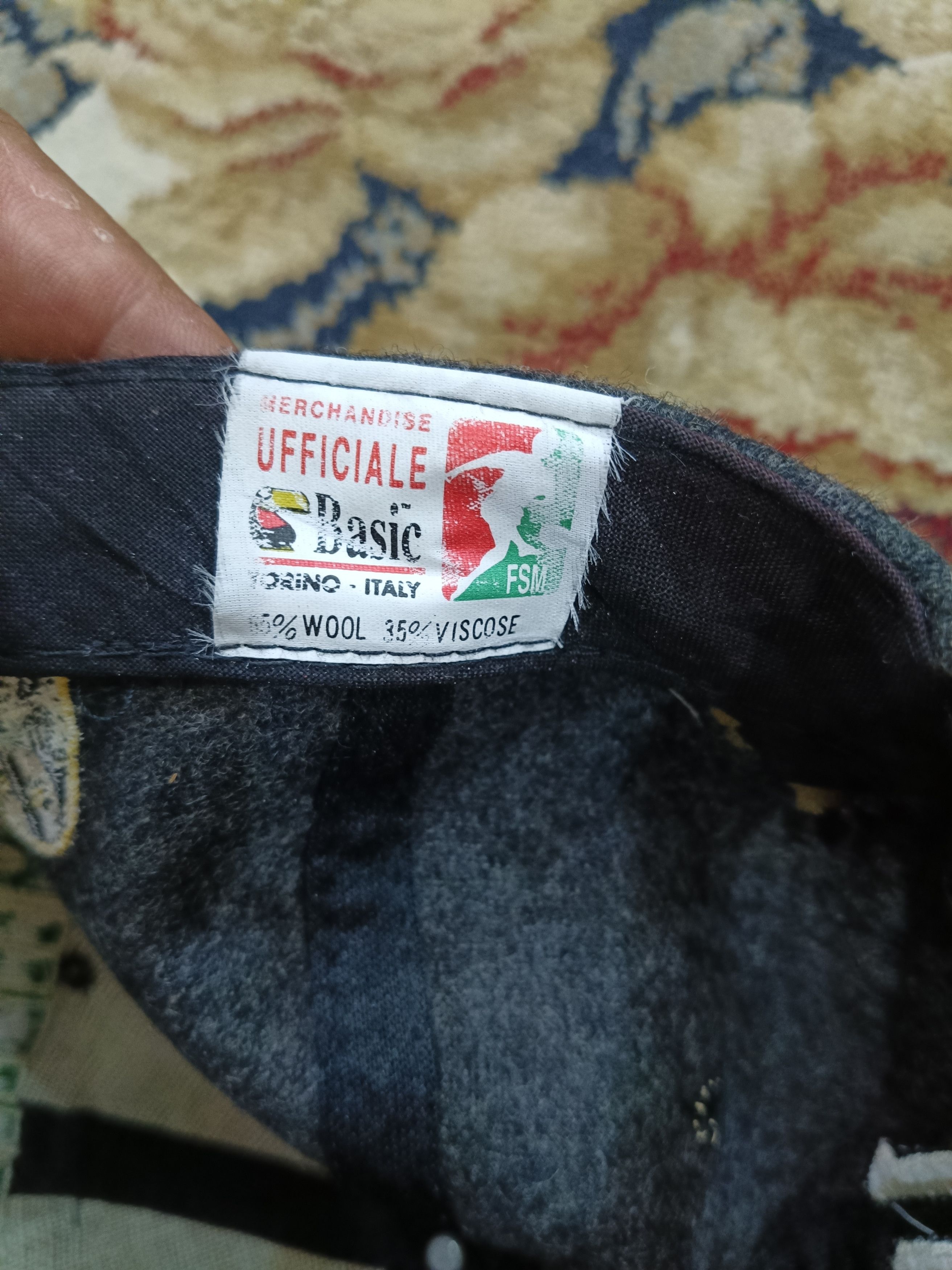 Vintage Vintage Juventus Wool Cap Size ONE SIZE - 8 Thumbnail