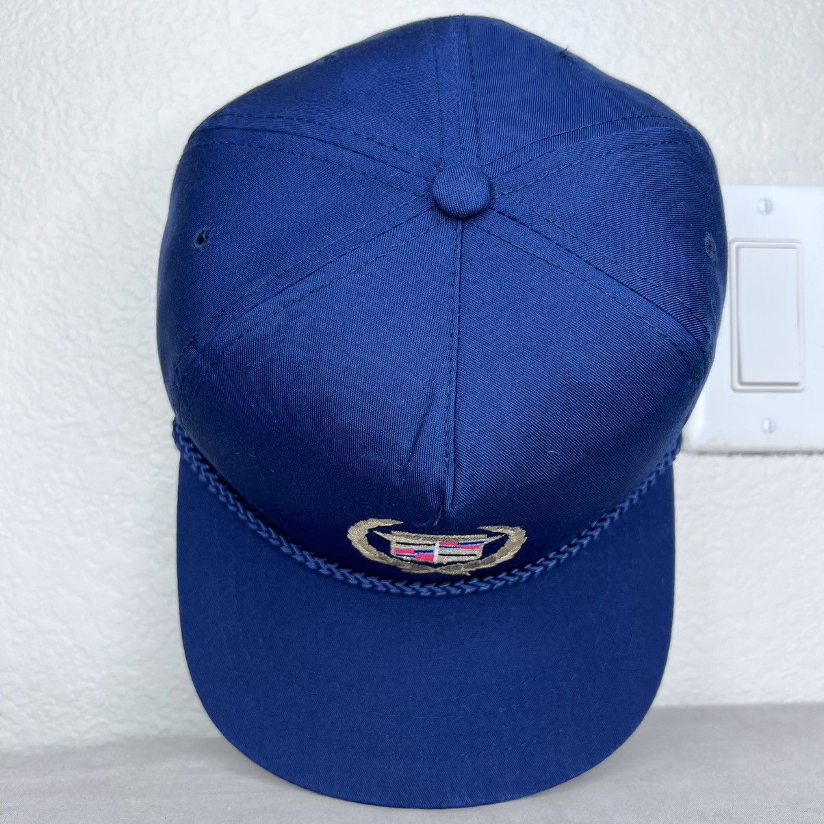 Cadillac Vintage 80s Cadillac Yupoong Rope Embroidered Strapback Hat Size ONE SIZE - 7 Thumbnail