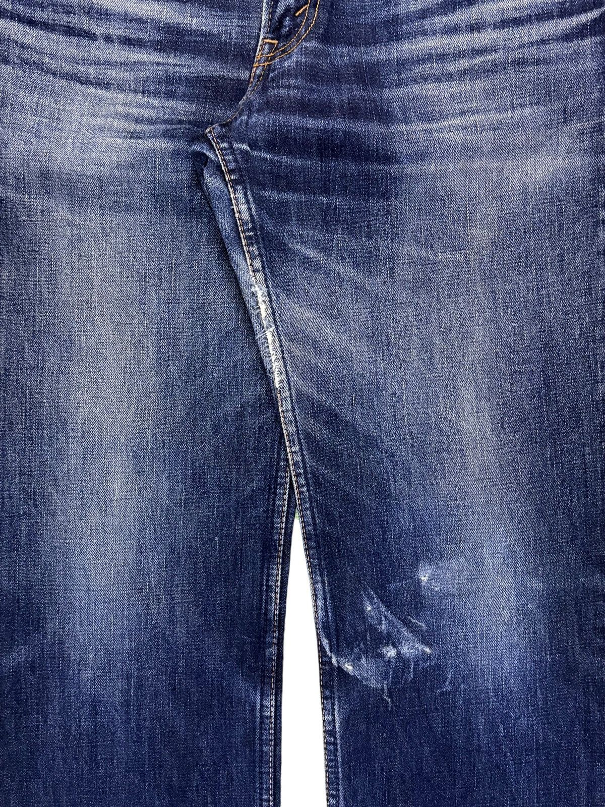 Levi's Vintage 90s Levis 502 Blue Wash Distressed Loose Jeans Size US 32 / EU 48 - 5 Thumbnail