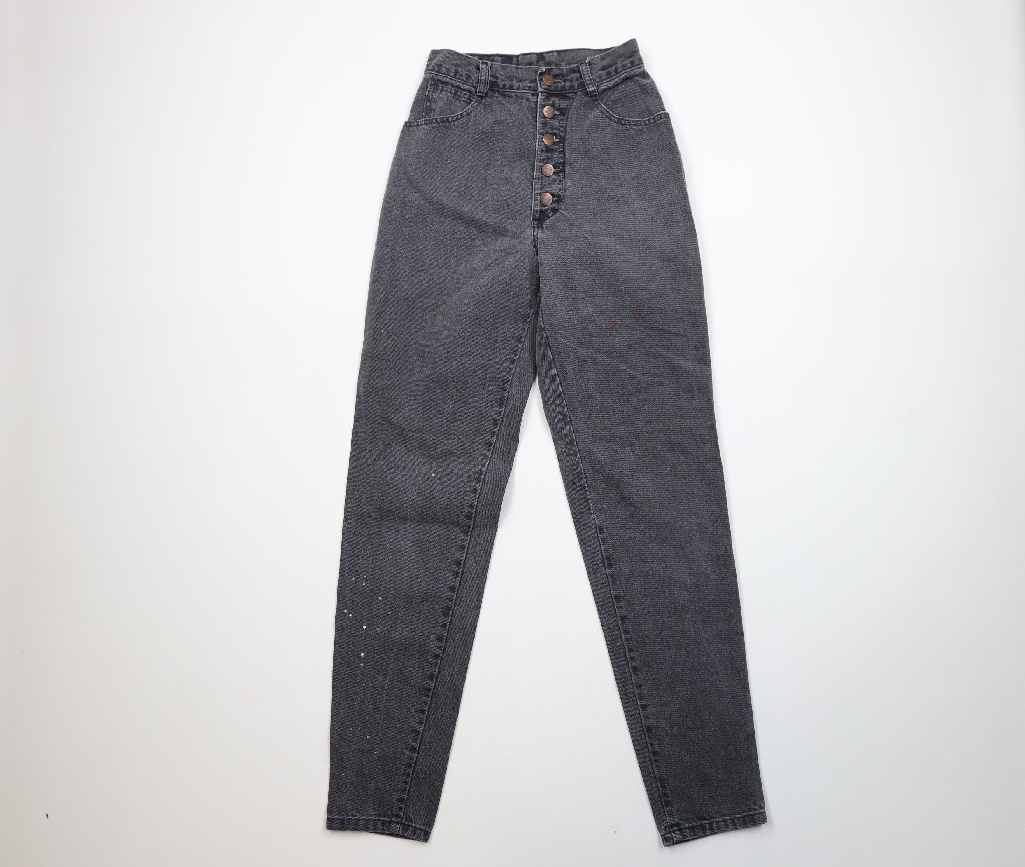 Vintage Vintage 80s 90s Streetwear Button Fly Tapered Leg Jeans USA Size 30" / US 8 / IT 44 - 1 Thumbnail