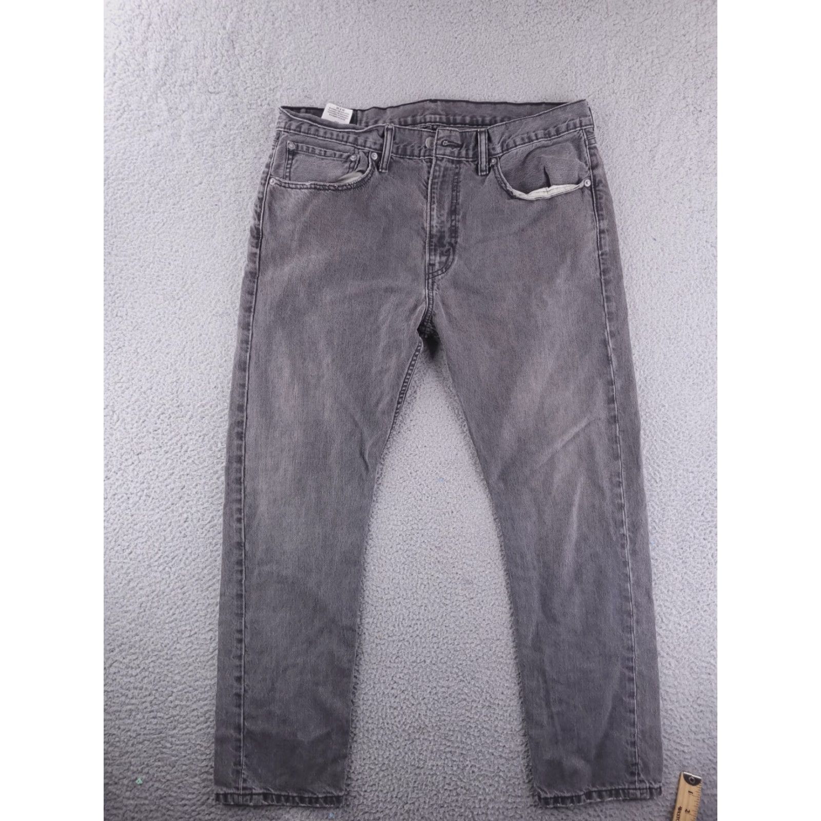 Levi's Levi's 508 Jeans Mens 34x28 Black Slim Fit Tapered Regular 34 Inseam Men Color Black Jeans Mens Size US 34 / EU 50 - 4 Thumbnail