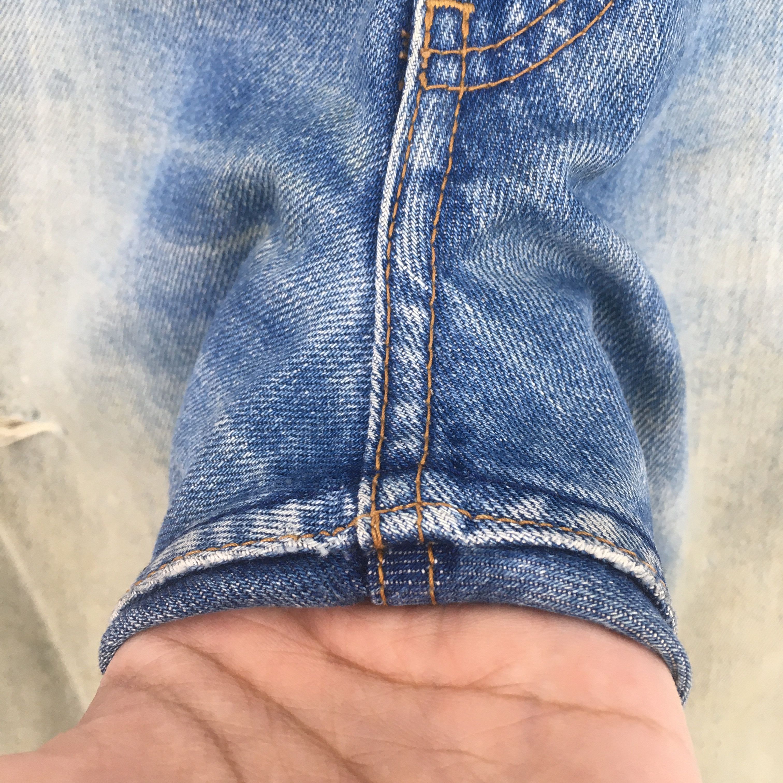 Levi's Size 32x29 Vintage 90s Levis 505 Blue Stonewash Jeans S1963 Size US 32 / EU 48 - 8 Thumbnail