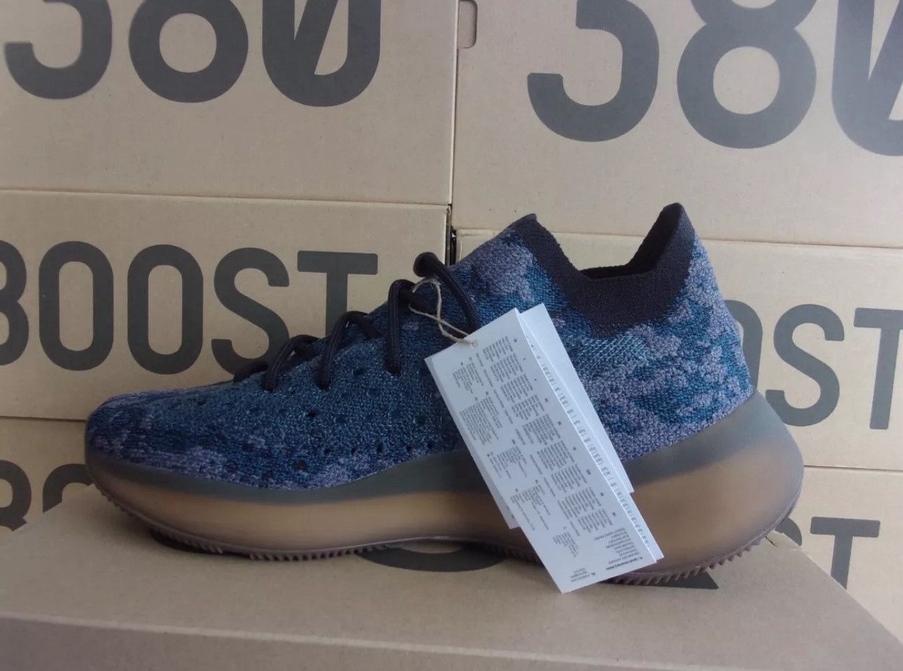 Adidas × Kanye West Adidas Yeezy Boost 380 Covellite. UK8.5. US9. EU42.5 Size US 9 / EU 42 - 6 Thumbnail