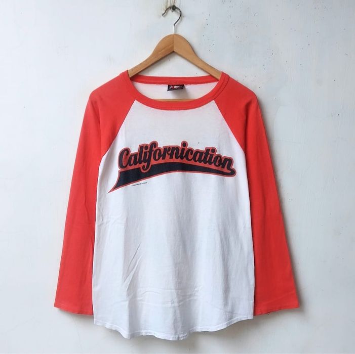 Vintage Vtg 90s Red Hot Chili Peppers Californication Raglan Shirt