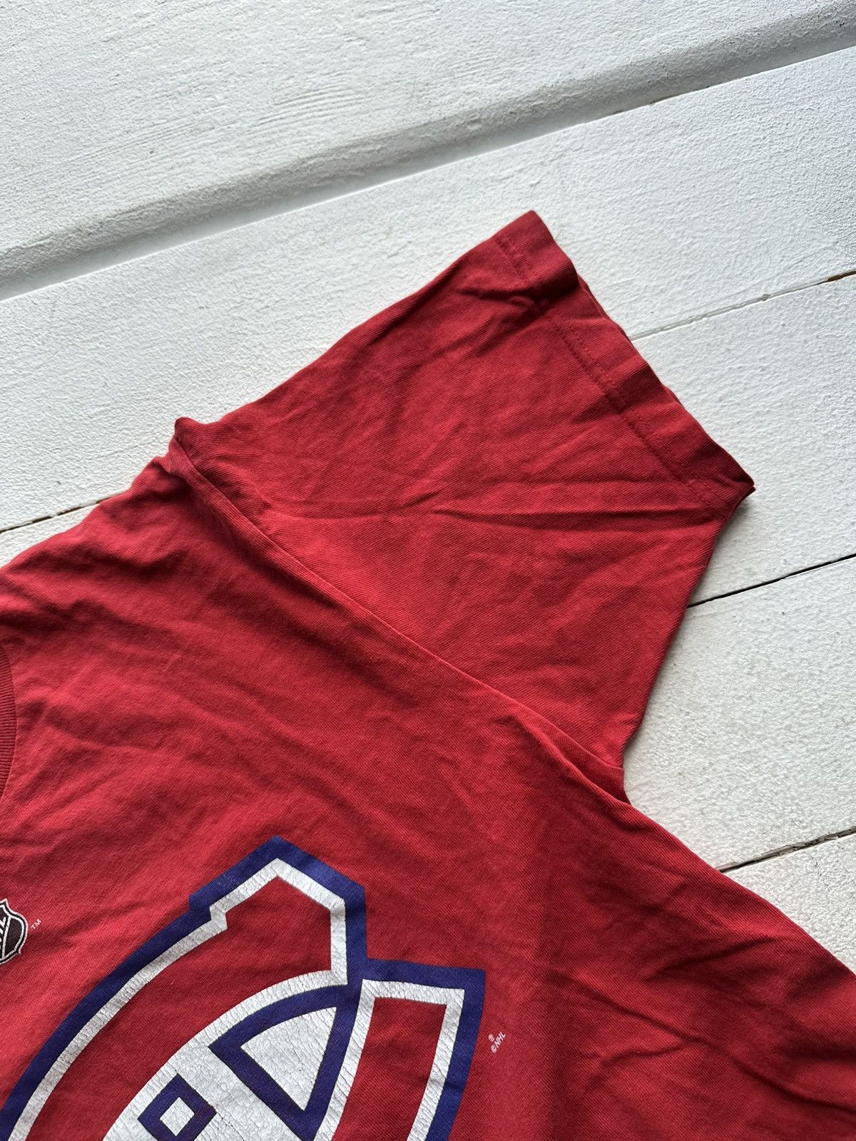 Vintage 🚨REEBOK MONTREAL CANADIES BEGIN 22 TEE HOCKEY NHL BIG LOGO Size US S / EU 44-46 / 1 - 6 Thumbnail