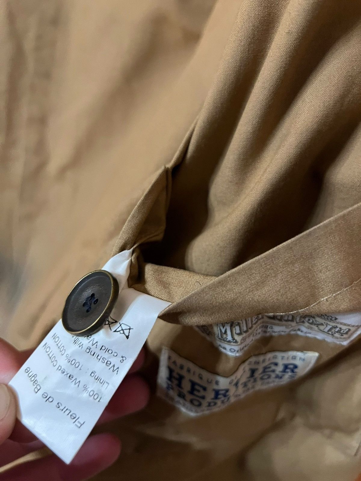 Designer × Vintage OFFER!🫵🏻 FLEURS DE BAGNE “Le Falot” WAXED VINTAGE JACKET Size US L / EU 52-54 / 3 - 7 Thumbnail