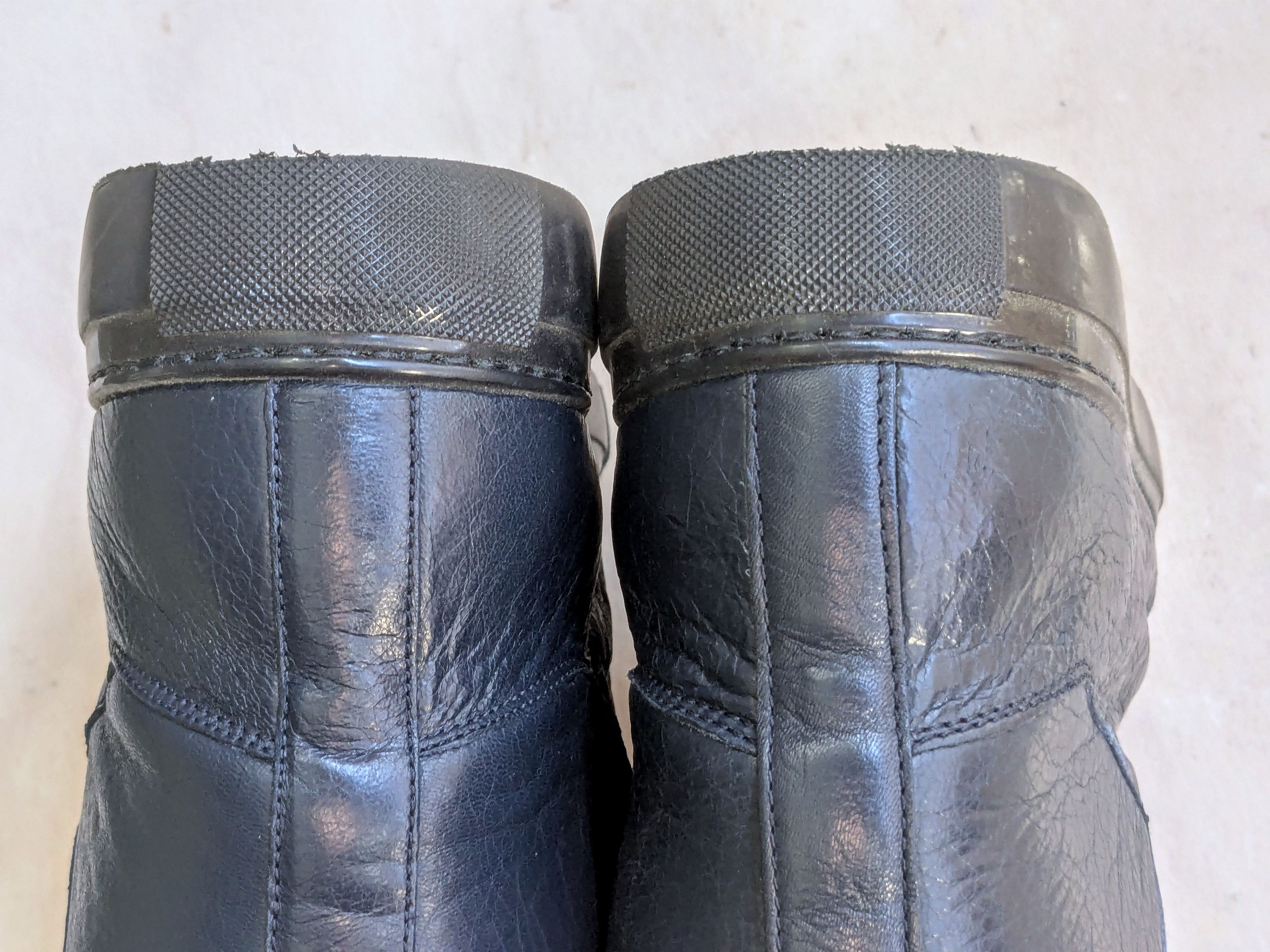 Balenciaga Balenciaga Arena Navy Blue 12 Leather High Tops Size US 12 / EU 45 - 12 Thumbnail