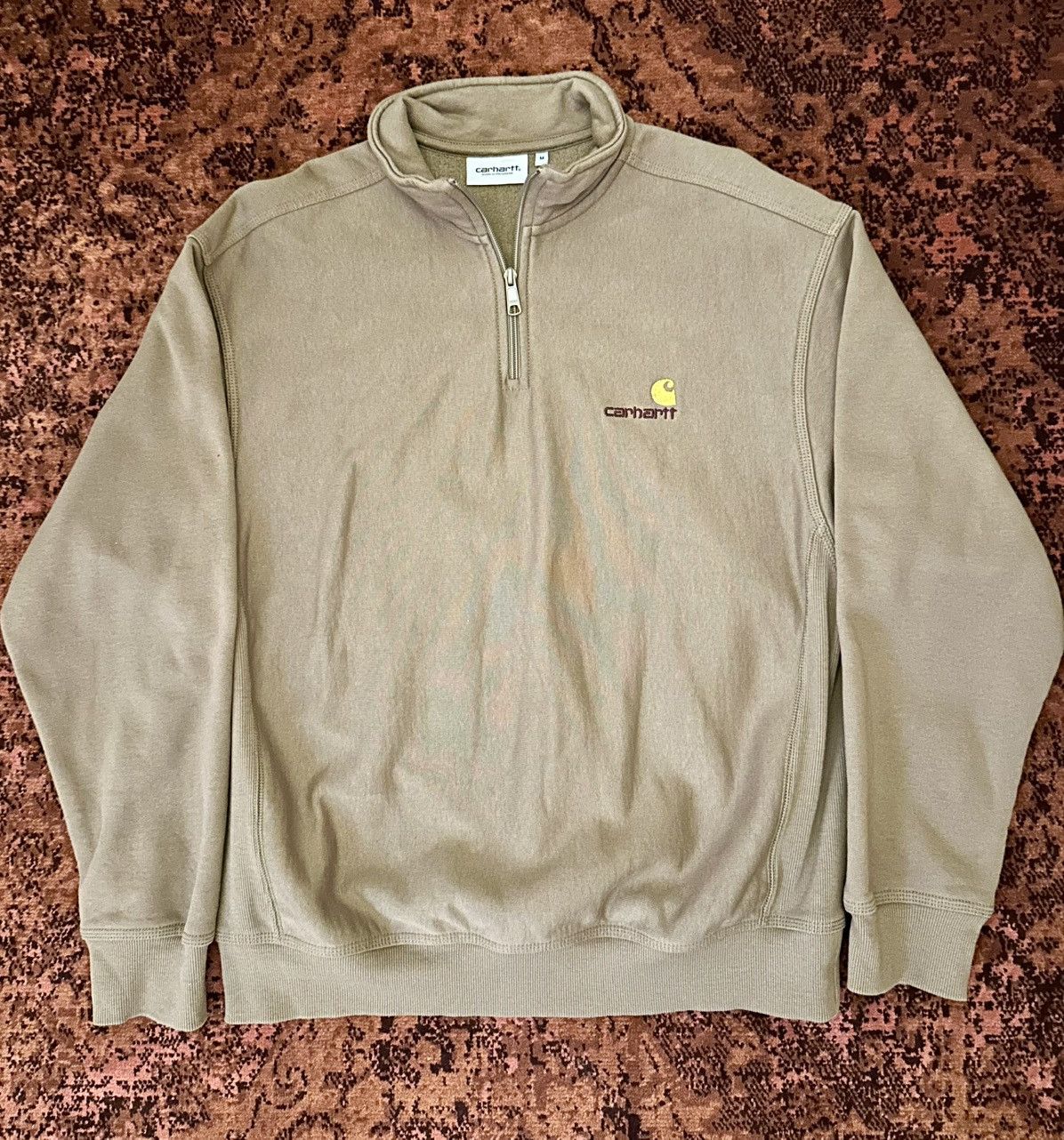 Carhartt Carhartt Brown Quarter Zip (Brand New) Size US M / EU 48-50 / 2 - 1 Thumbnail