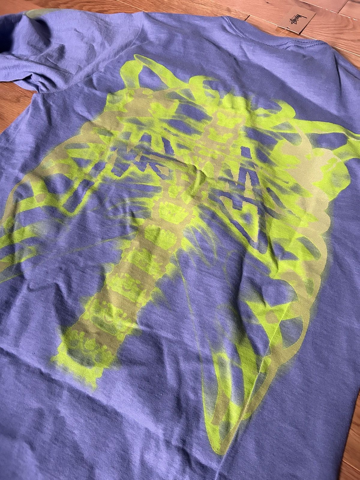 Stussy Stussy Rib Cage 3M Longsleeve Tee Storm Blue Size US S / EU 44-46 / 1 - 3 Thumbnail