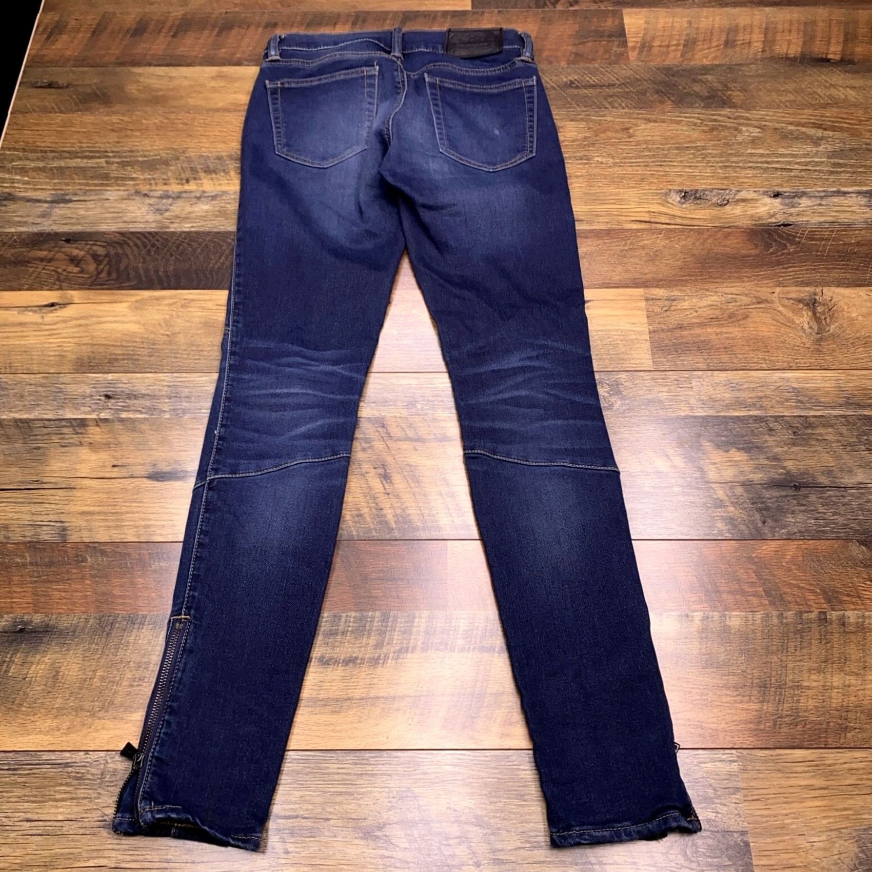 Polo Ralph Lauren Polo Ralph Lauren Jeans Skinny Womens 27 Mid Rise Stretch Ankle Zip Blue Inseam 29.5 Denim 5-Pocket Slim Modern 28 W Belt Loops Logo Size 27" / US 4 / IT 40 - 2 Thumbnail