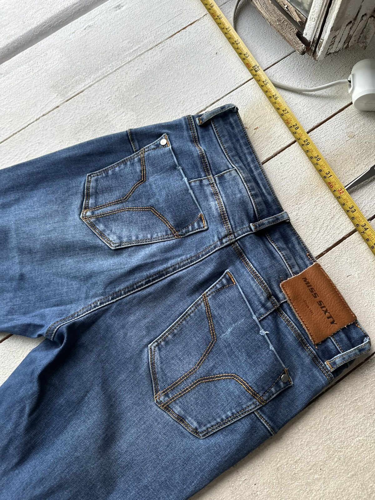 Miss Sixty 🚨Vintage Y2K Miss Sixty Flared RARE Streetwear 90s Size 28" / US 6 / IT 42 - 7 Thumbnail