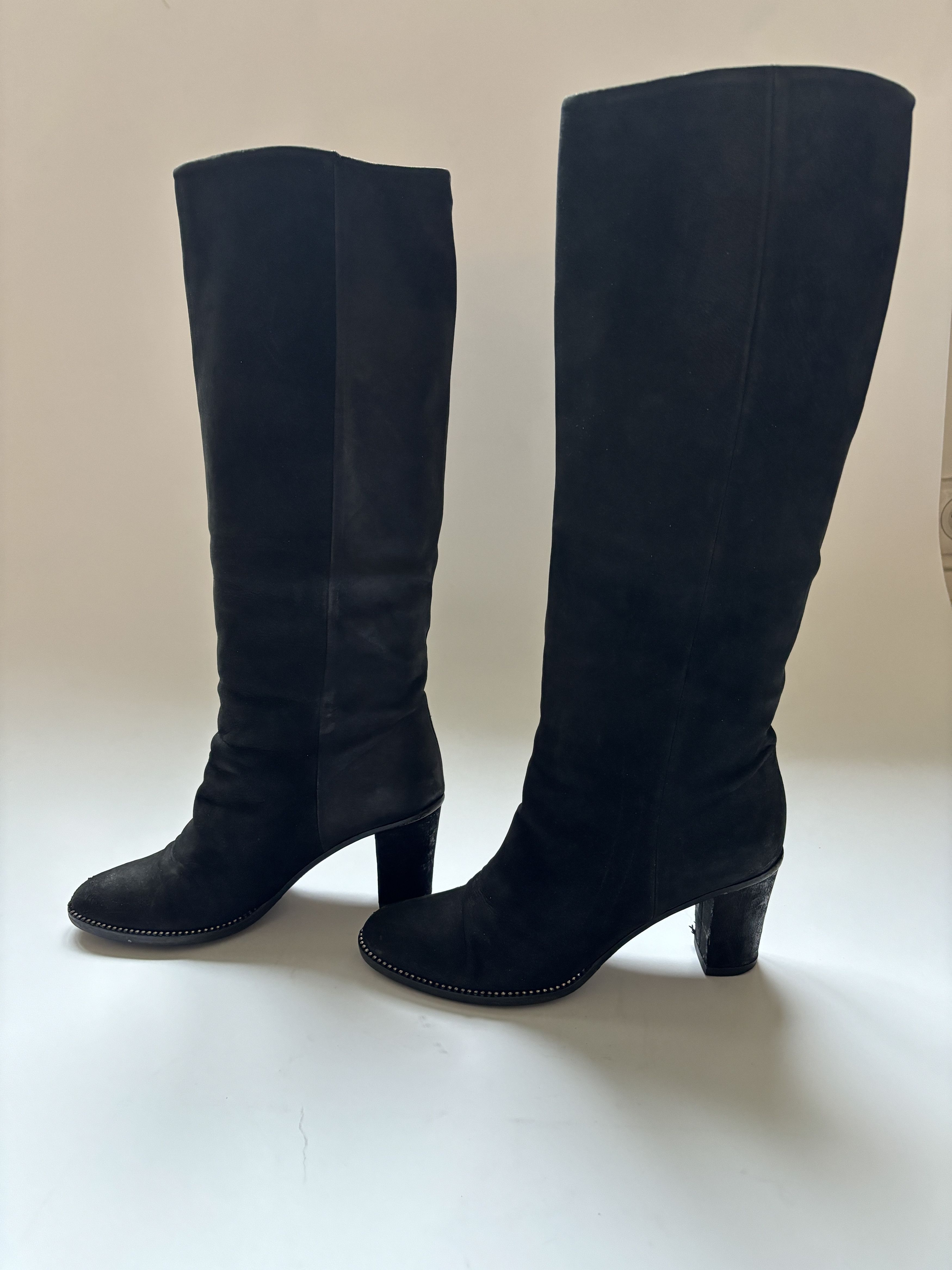 Maison Margiela ⚡️QUICK SALE⚡️Maison Margiela High Leather/Suede Black Boots Size US 8 / IT 38 - 7 Thumbnail